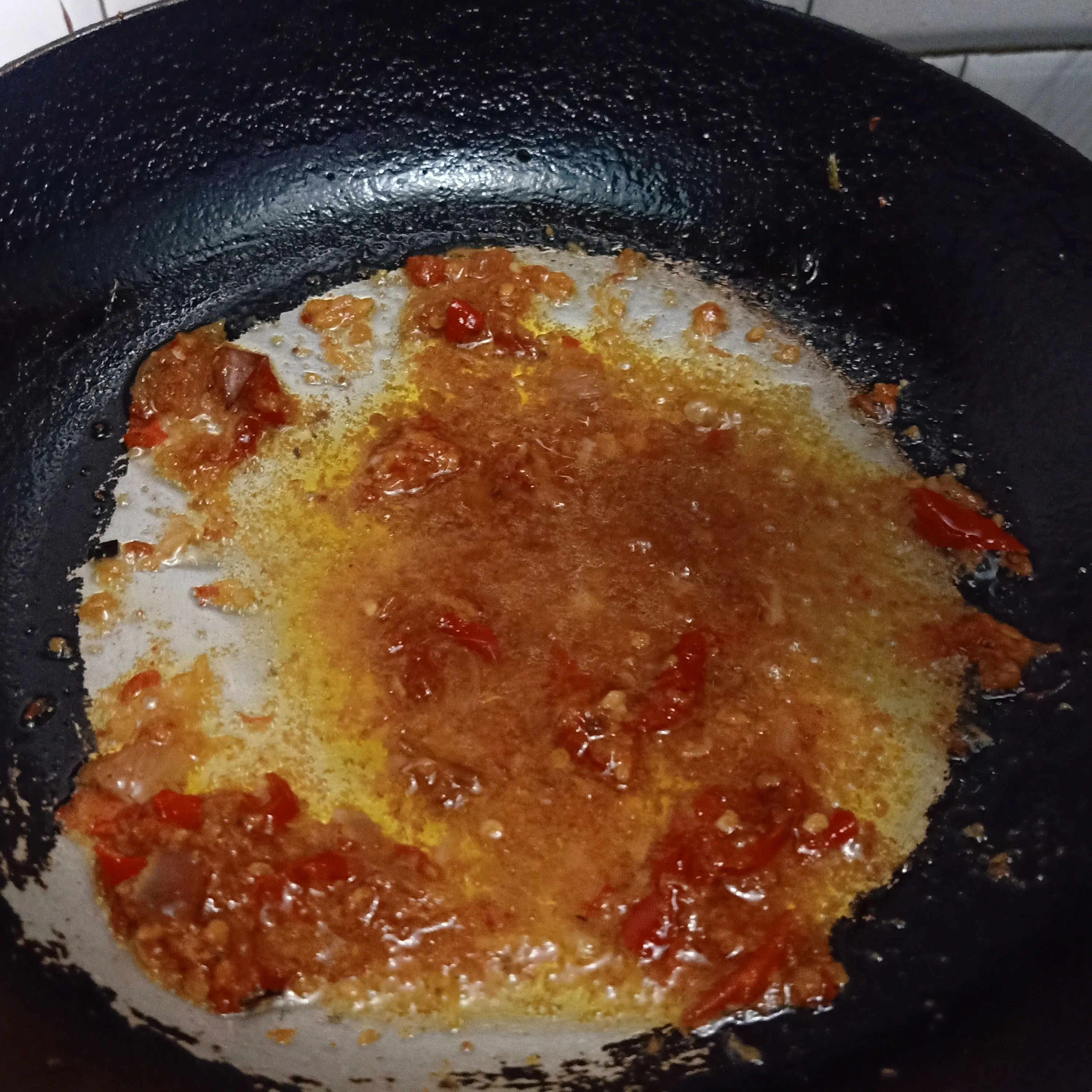 Step 3 Terong Tempe Balado