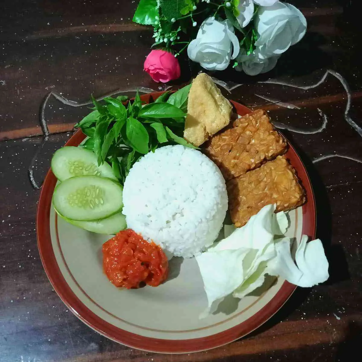 Sego Sambel Tempe