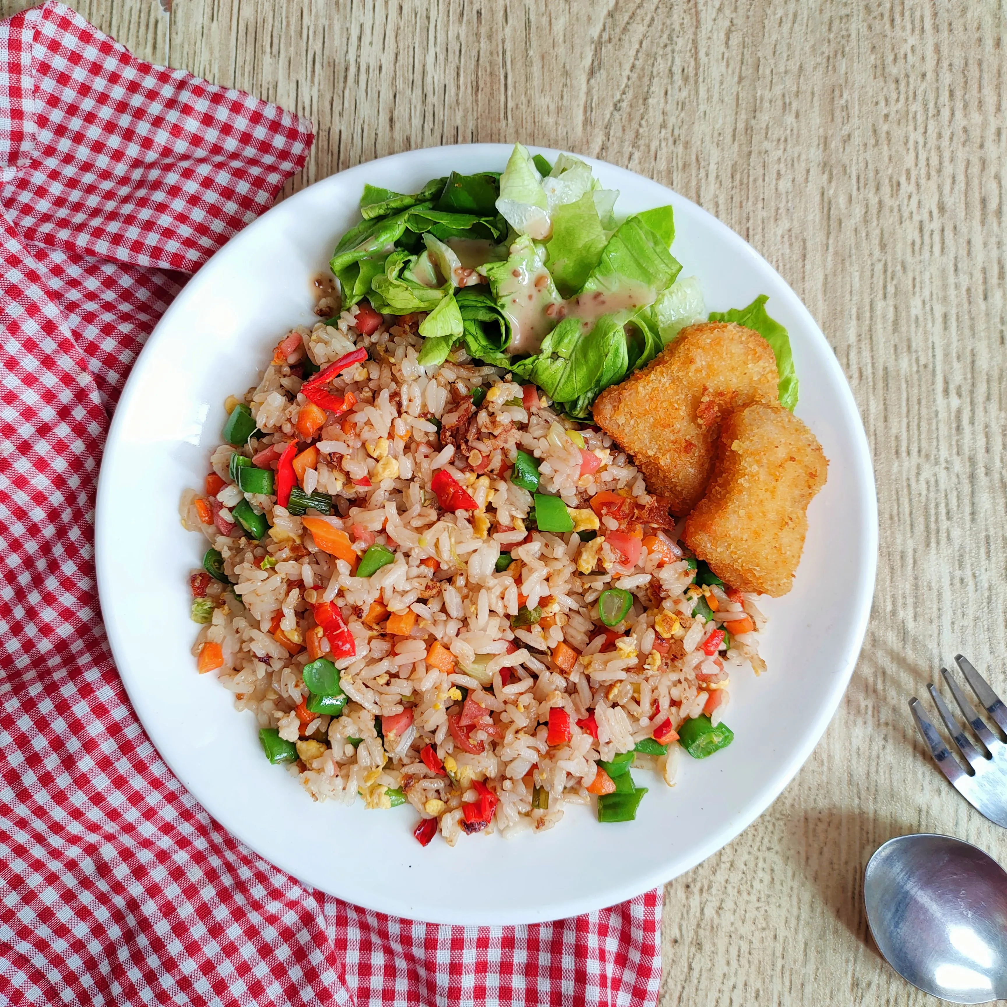 Step 6 Nasi Goreng Yang Chow