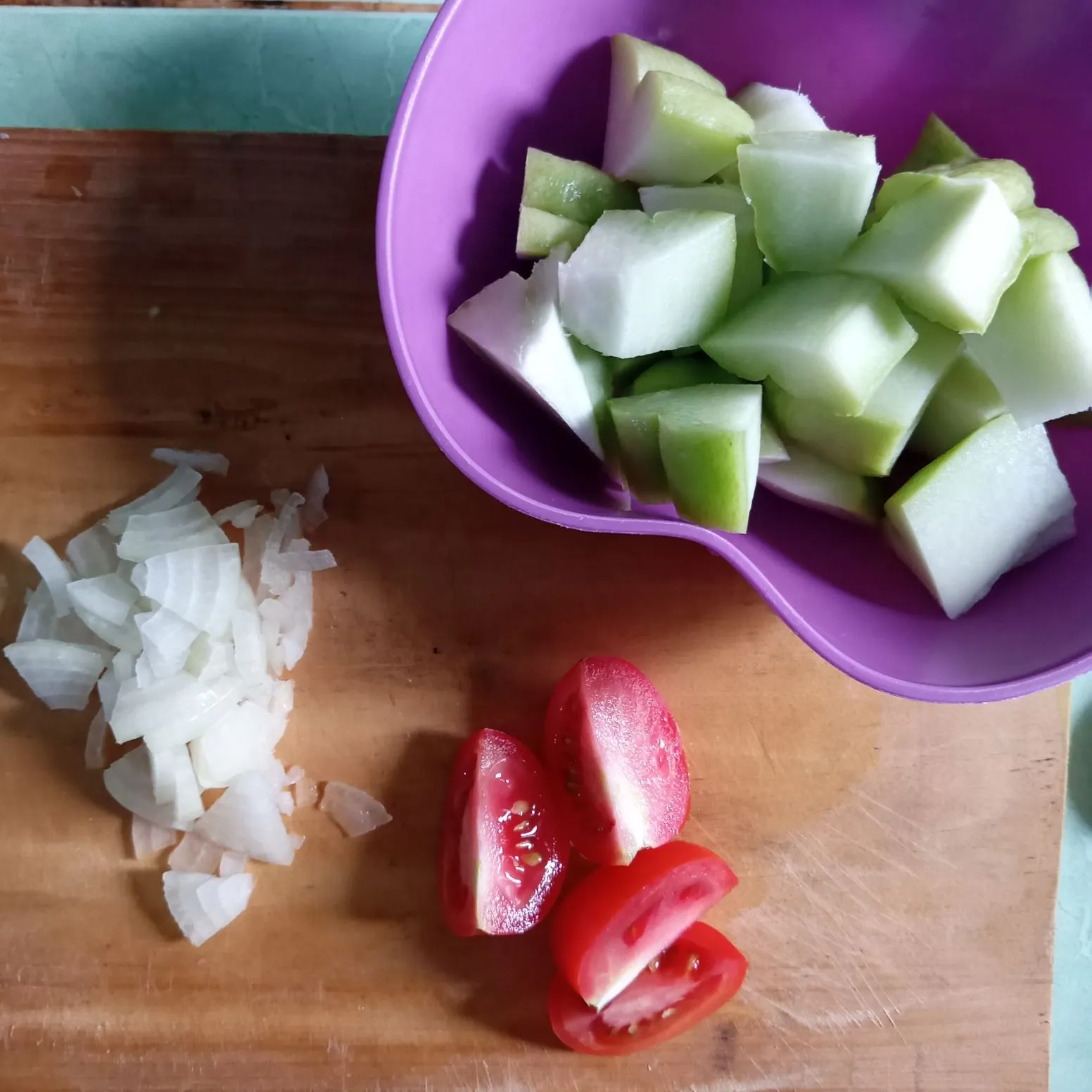 Step 2 Bening Bayam Labu Siam