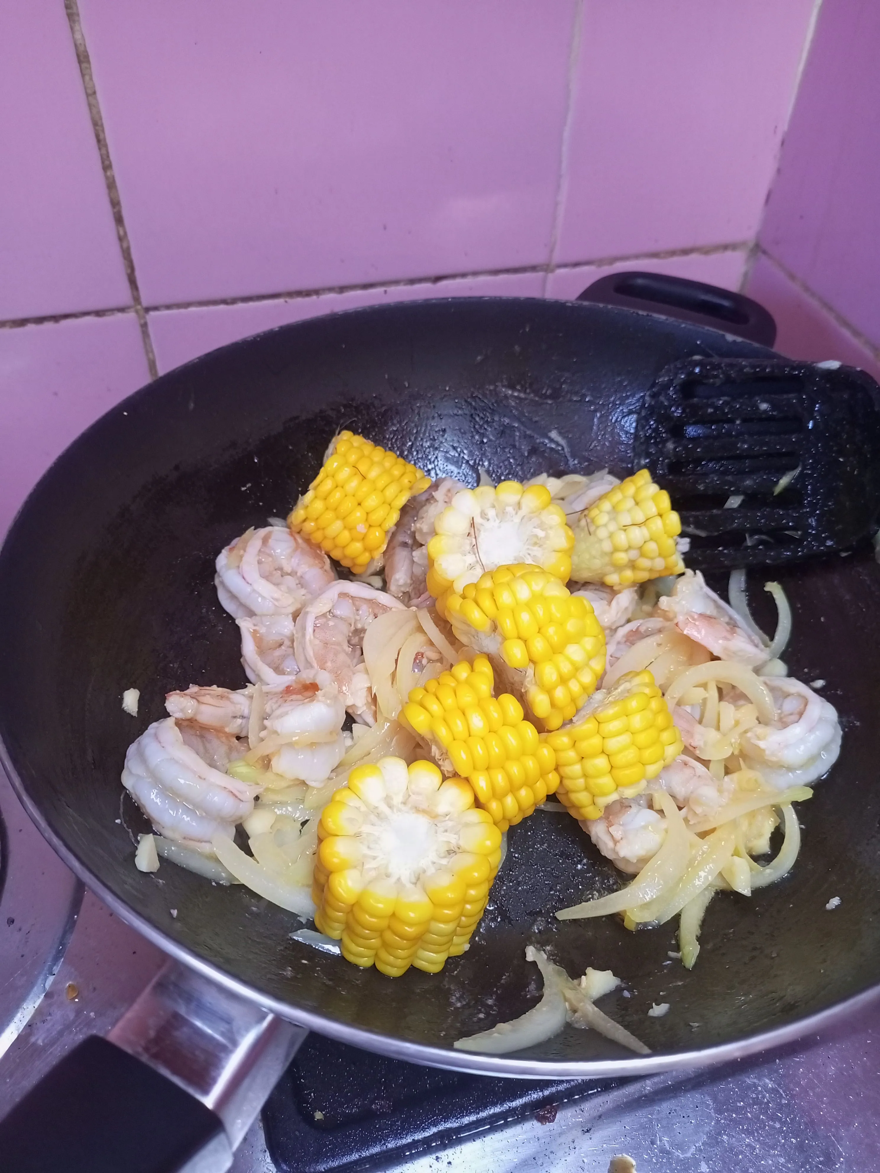 Step 3 Udang Masak Mentega Bombay