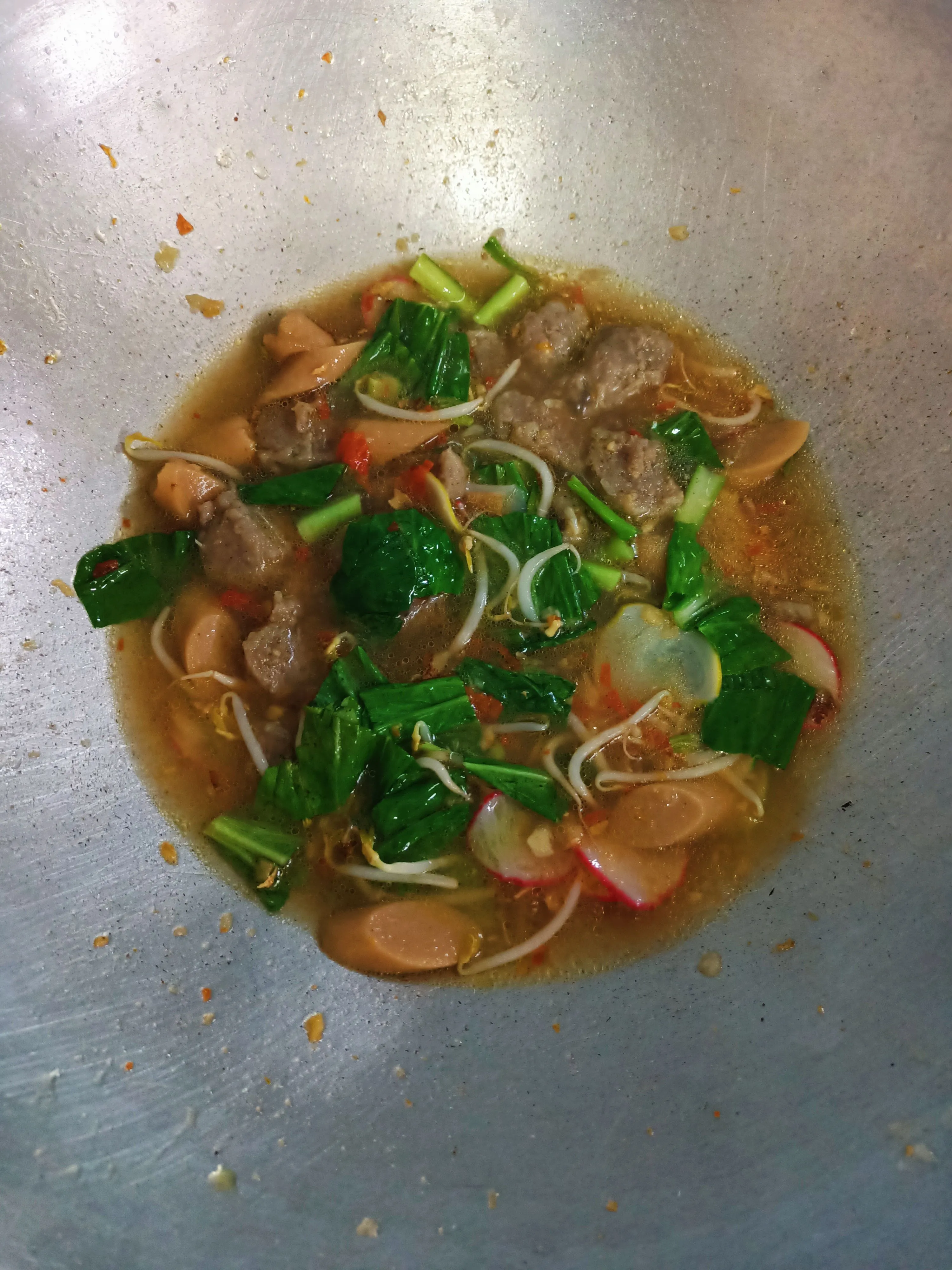 Step 5 Seblak Bakso