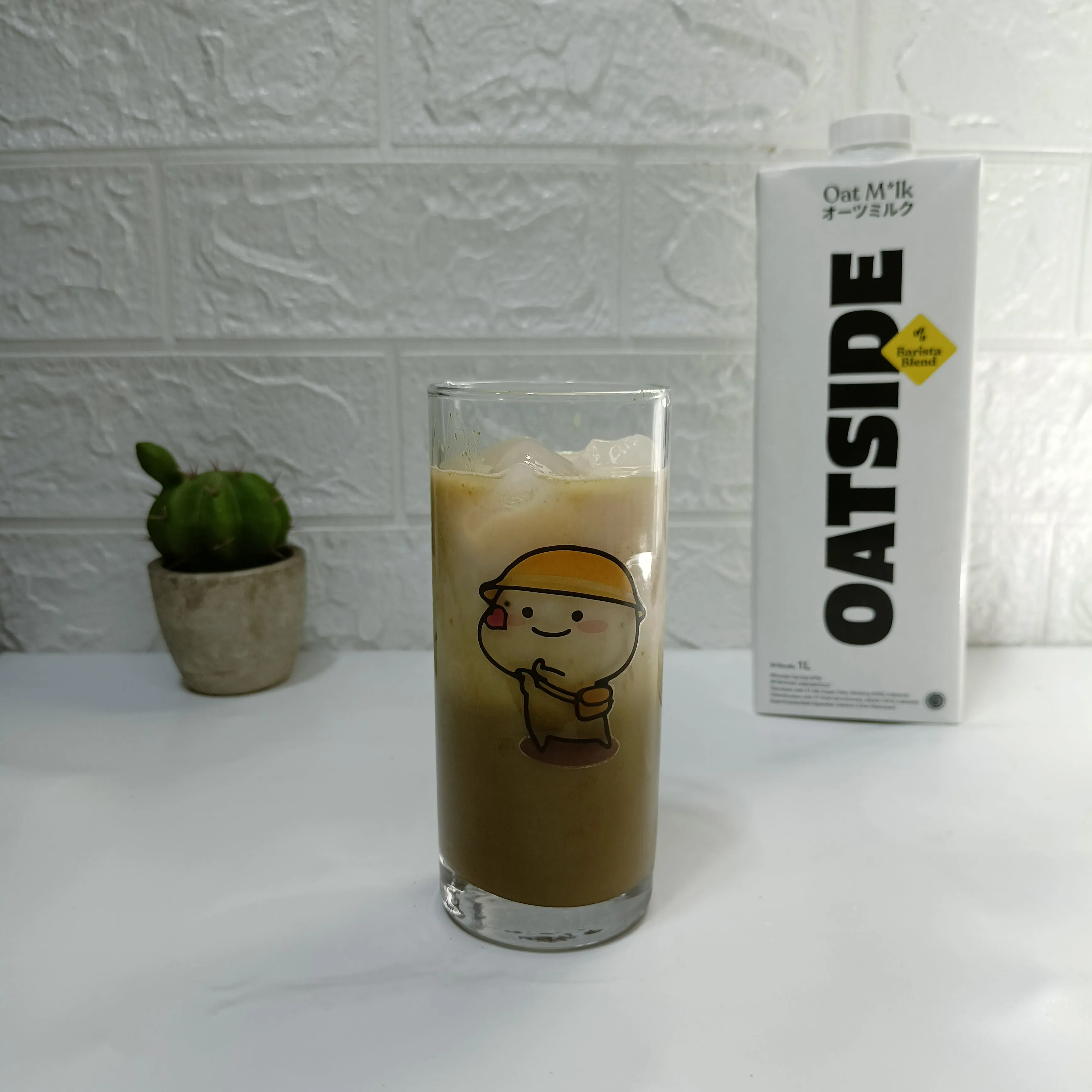 Step 5 Matcha Oat Latte
