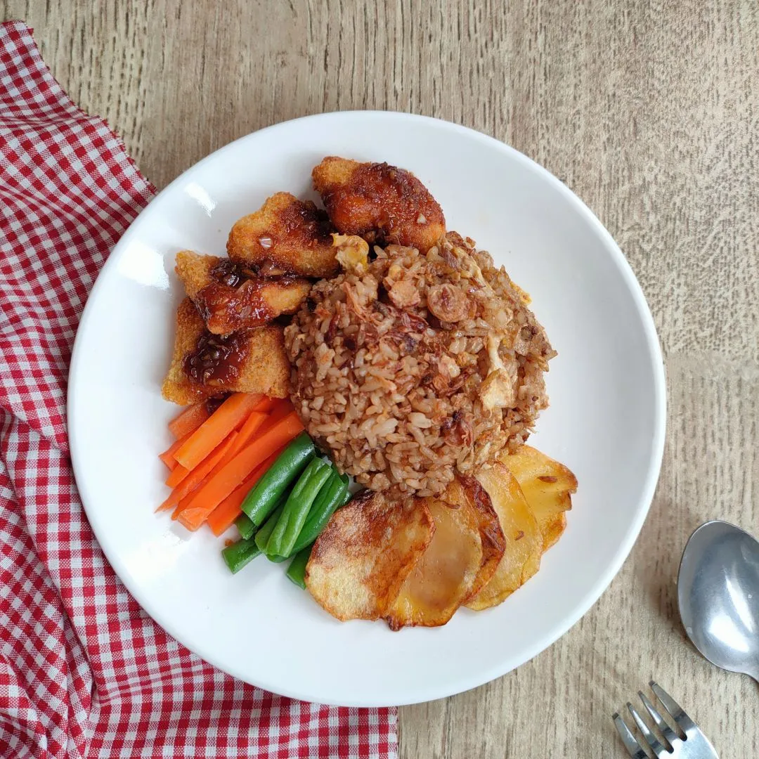 Step 9 Nasi Goreng Bistik Nugget