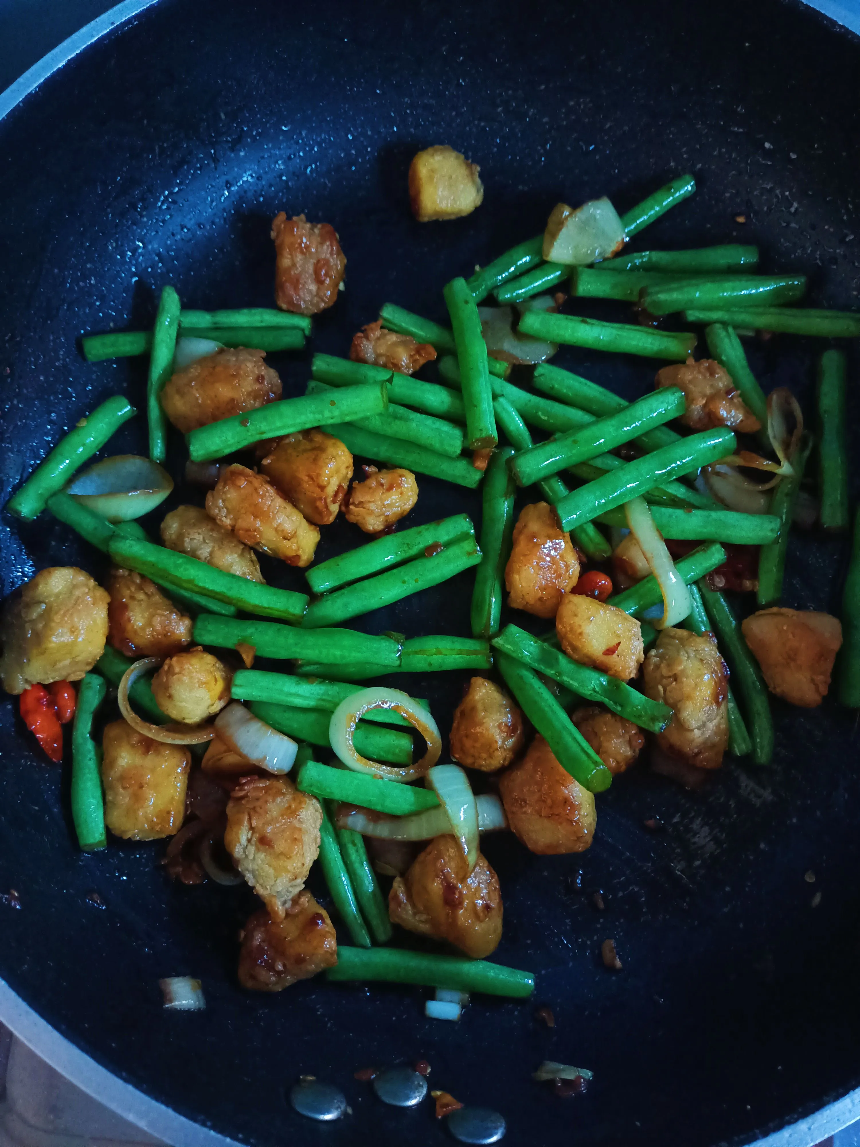Step 5 Buncis Ayam Lada Garam