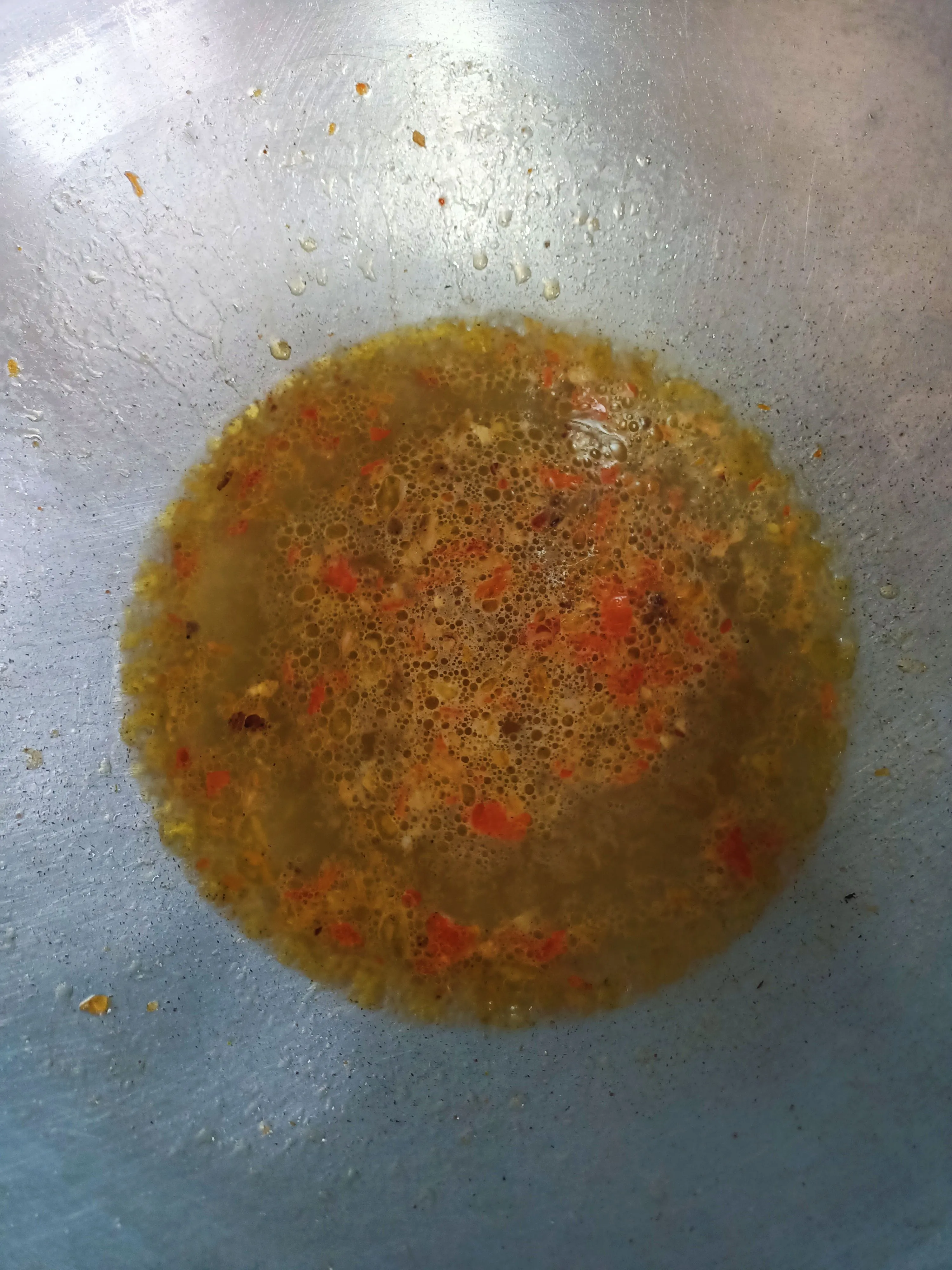 Step 2 Seblak Bakso