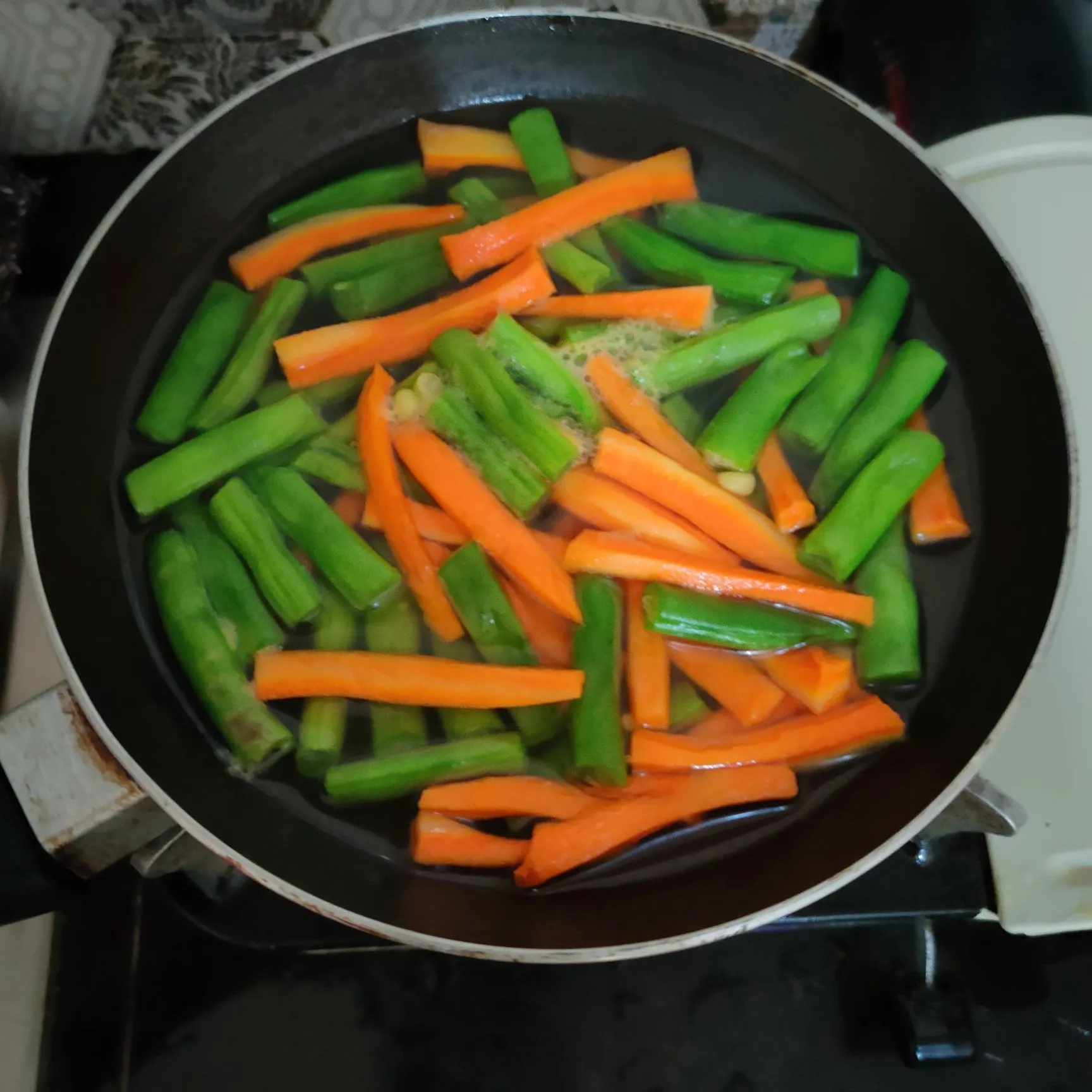 Step 1 Nasi Goreng Bistik Nugget