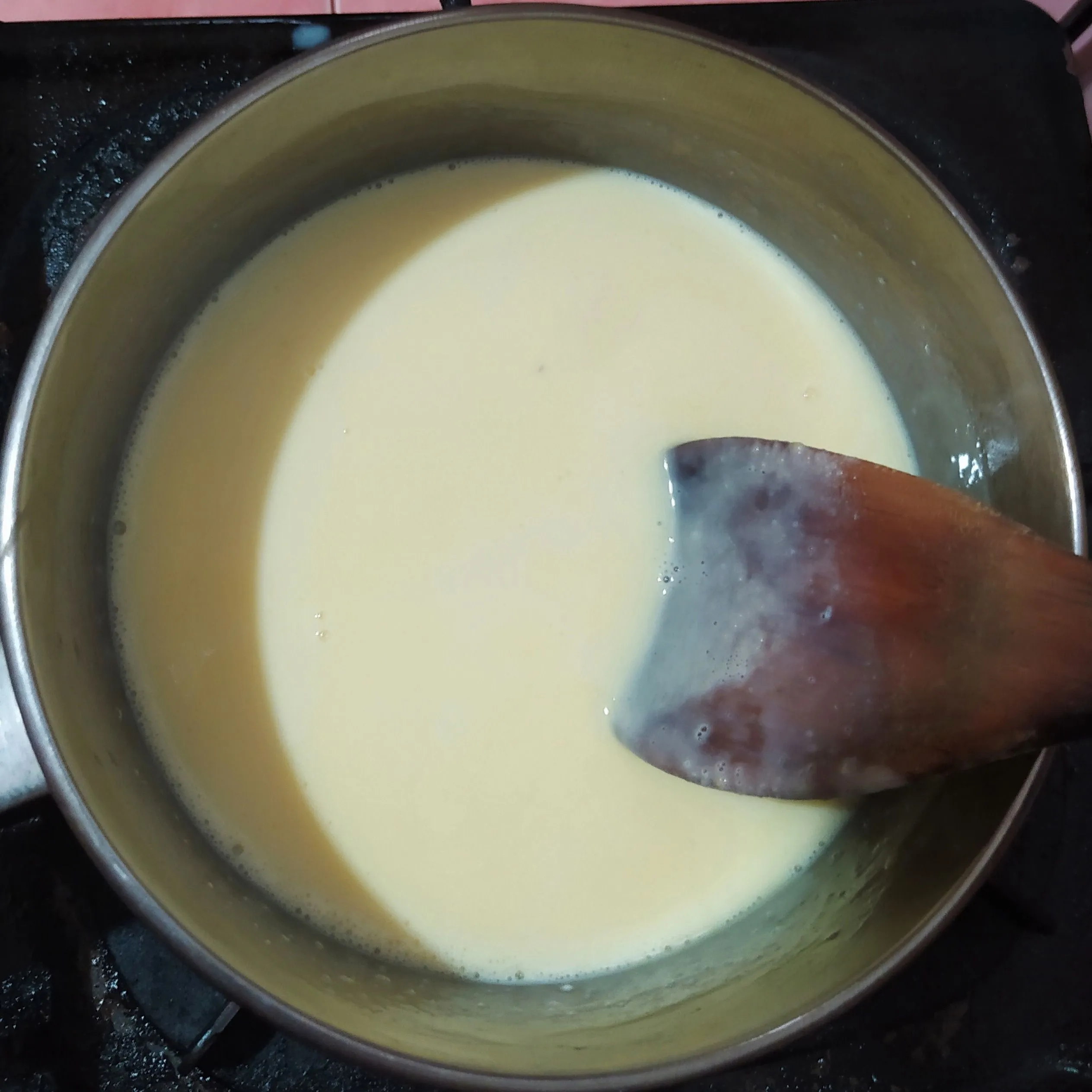 Step 5 Puding Coklat Vla Vanila