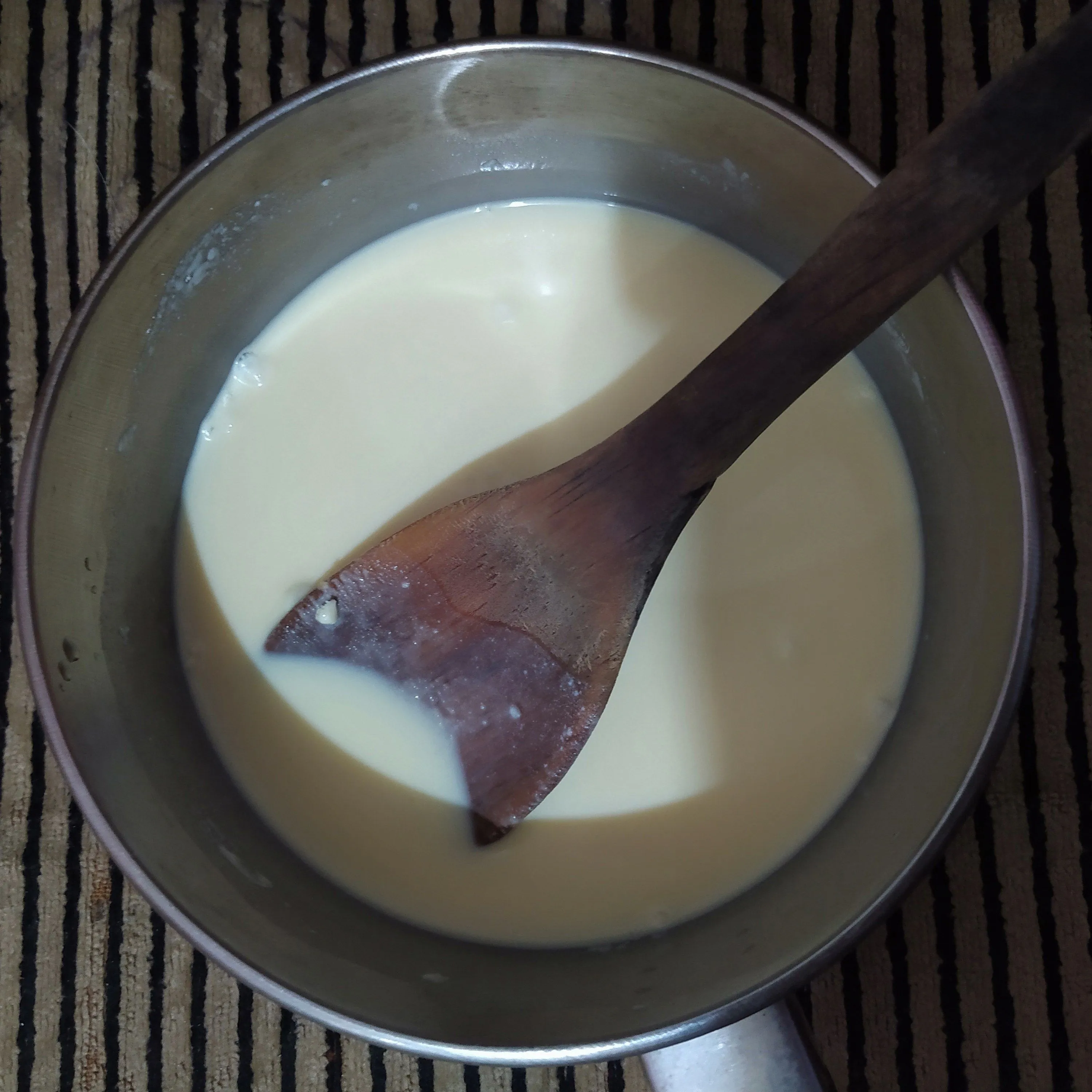 Step 4 Puding Coklat Vla Vanila