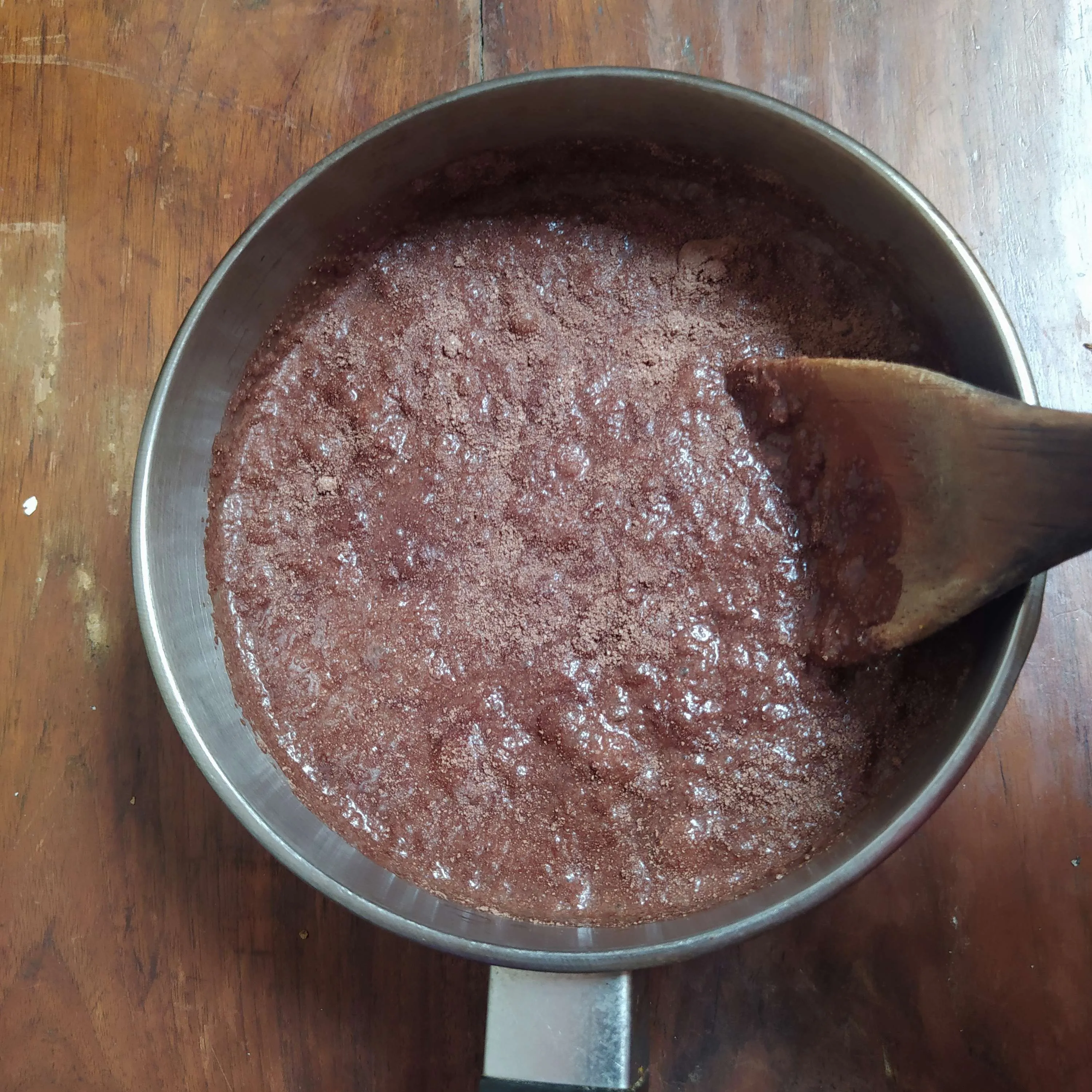 Step 1 Puding Coklat Vla Vanila