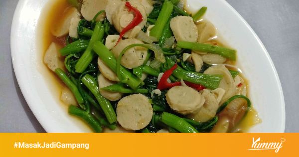 Resep Tumis Baso Kangkung Sederhana Rumahan Di Yummy App