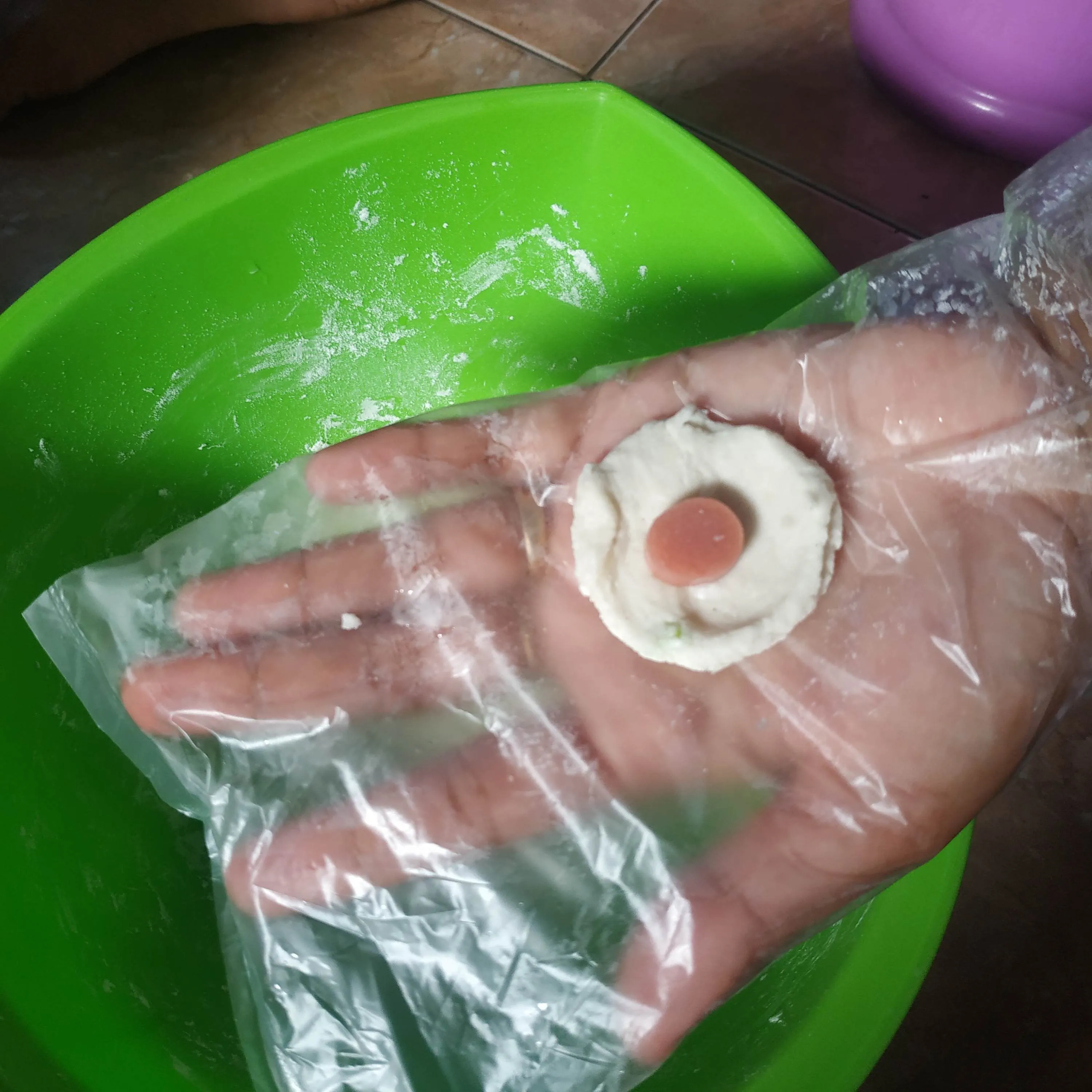 Step 3 Cilok Isi Sosis