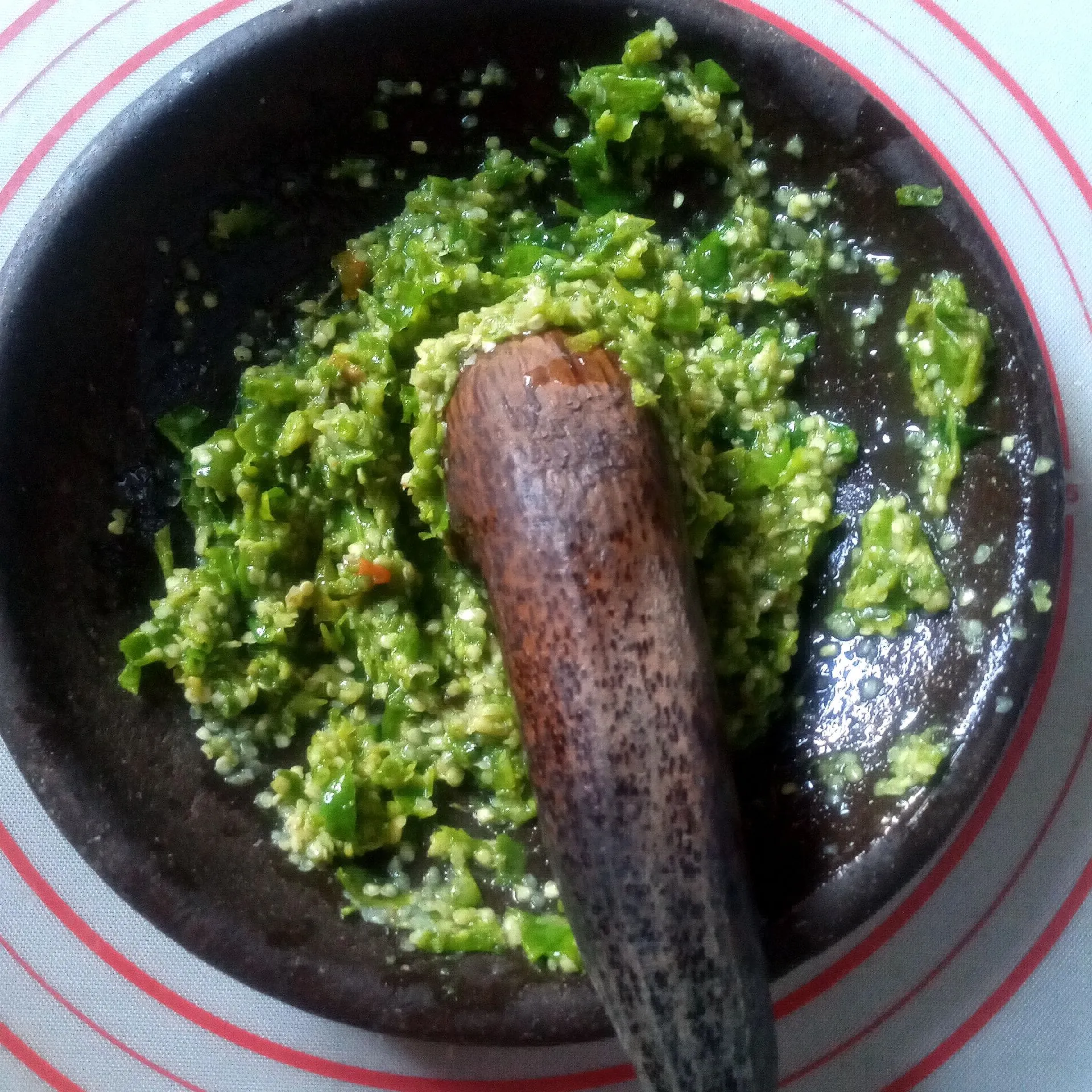 Step 4 Penyetan Sambal Ijo
