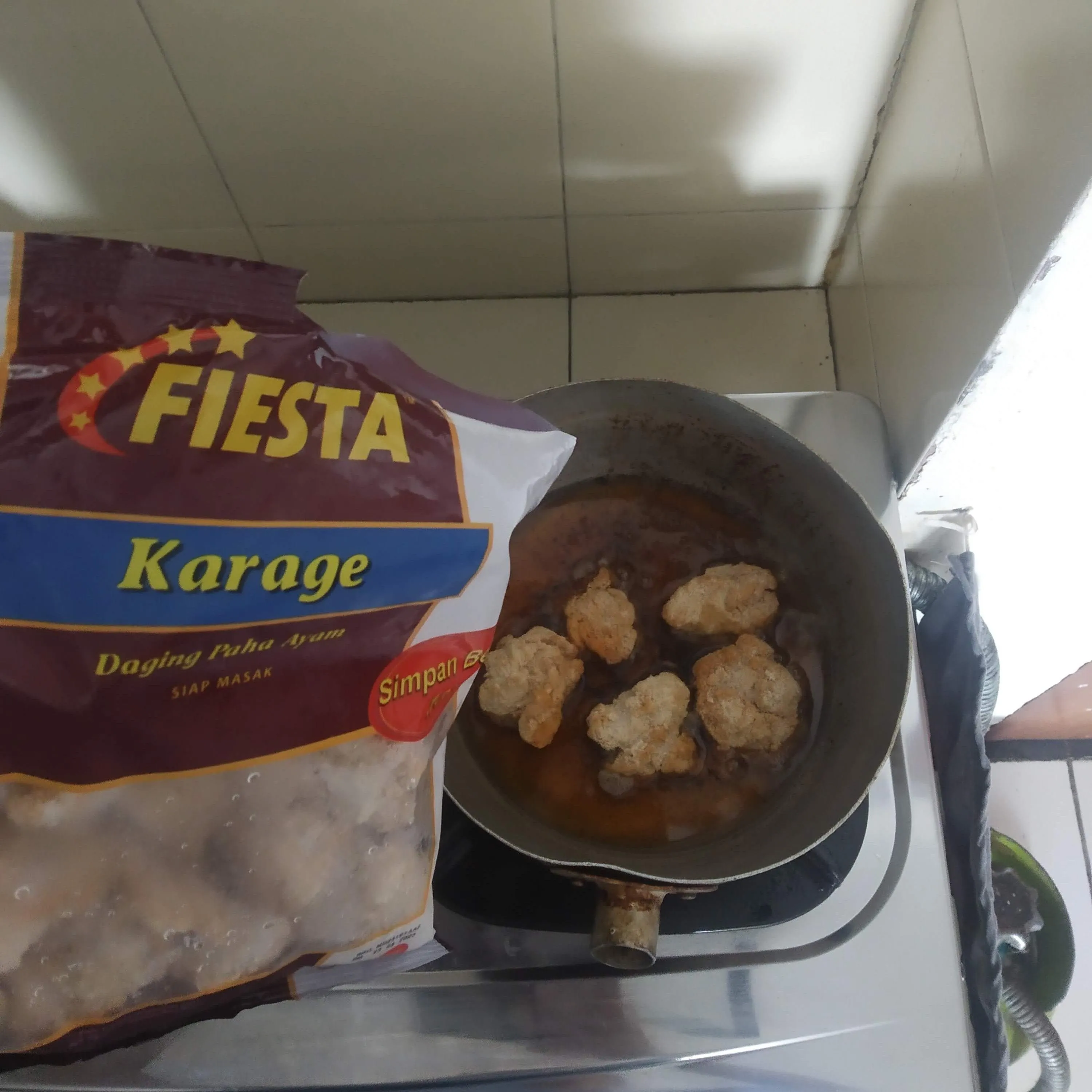 Step 1 Chicken Karage Saus Pedas Manis
