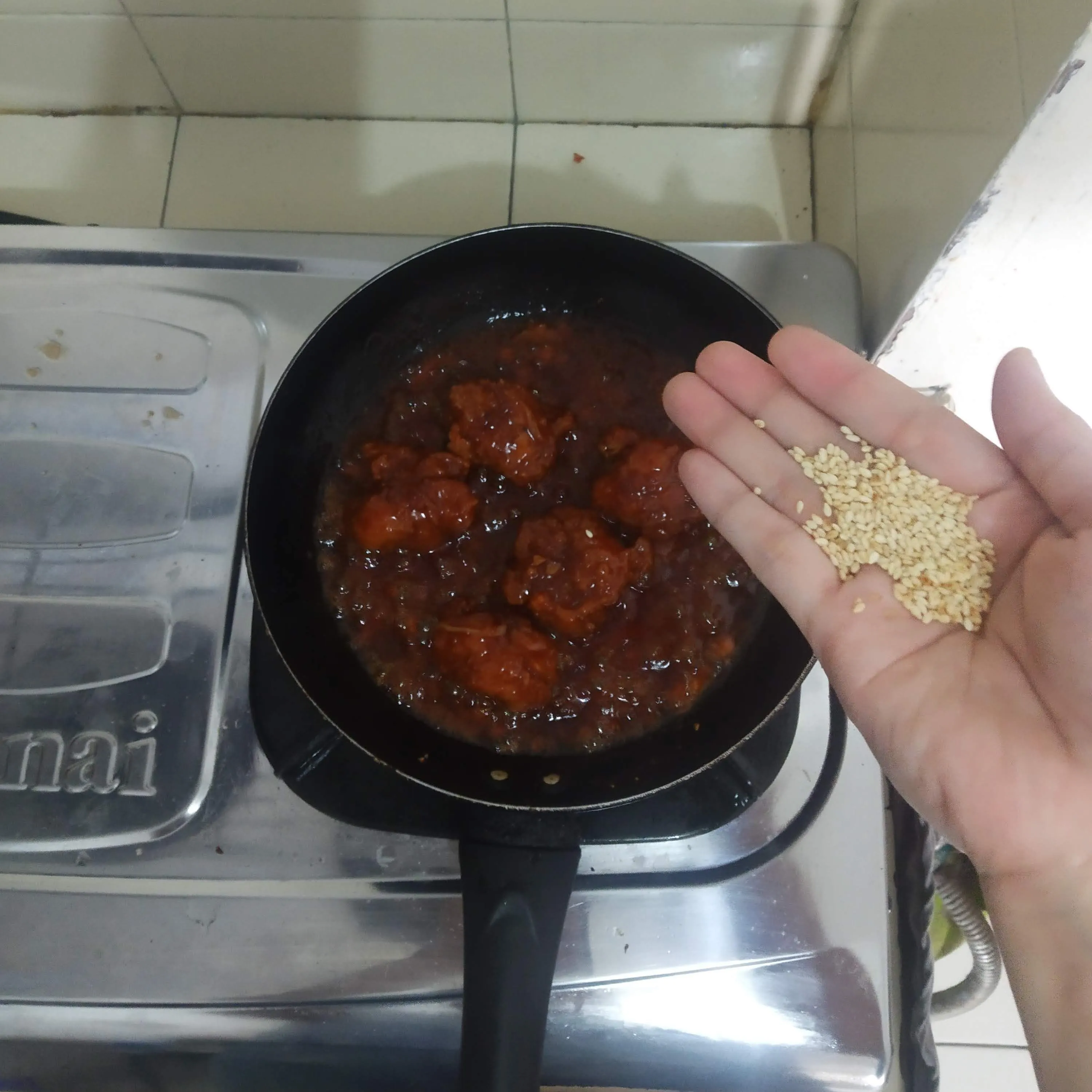 Step 6 Chicken Karage Saus Pedas Manis