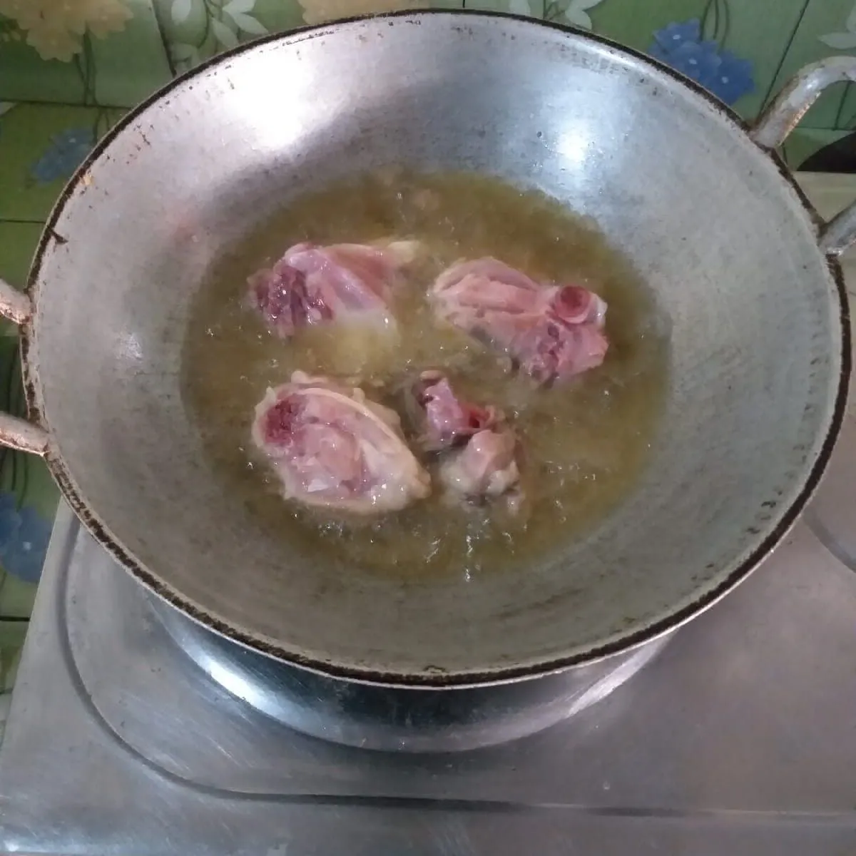 Step 1 Kare Ayam Ceker
