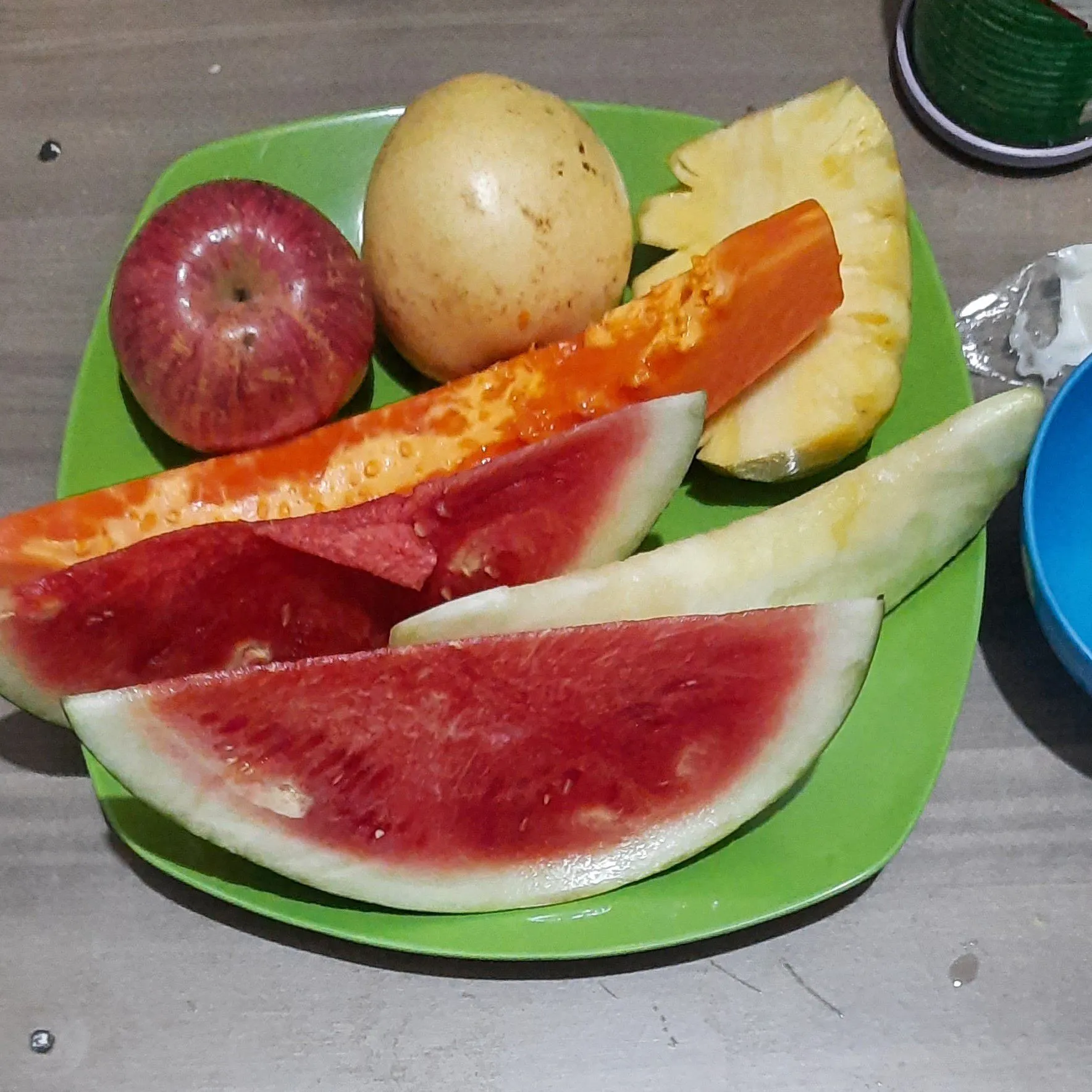 Step 1 Salad Buah Yummy