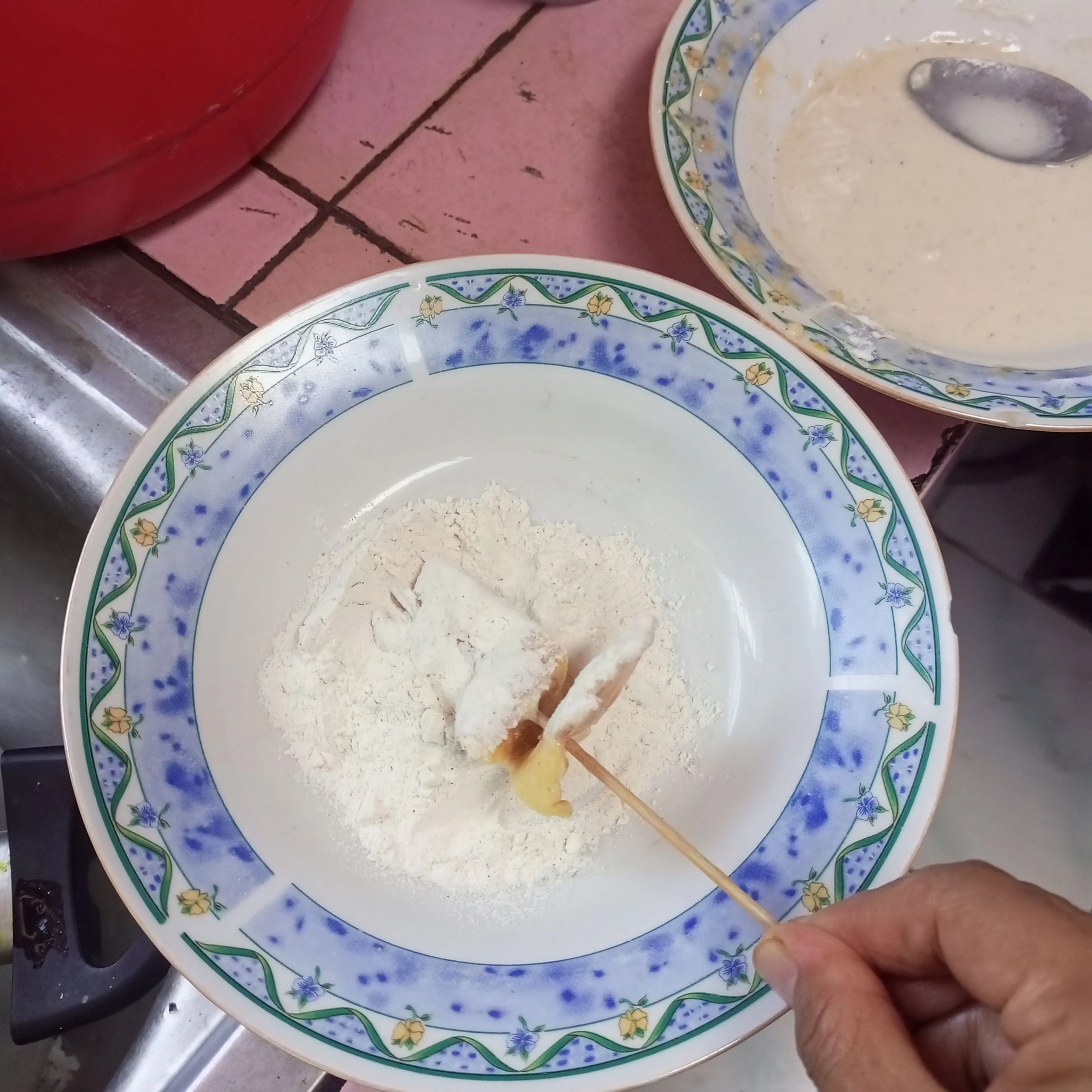 Step 4 Sate Telur Crispy