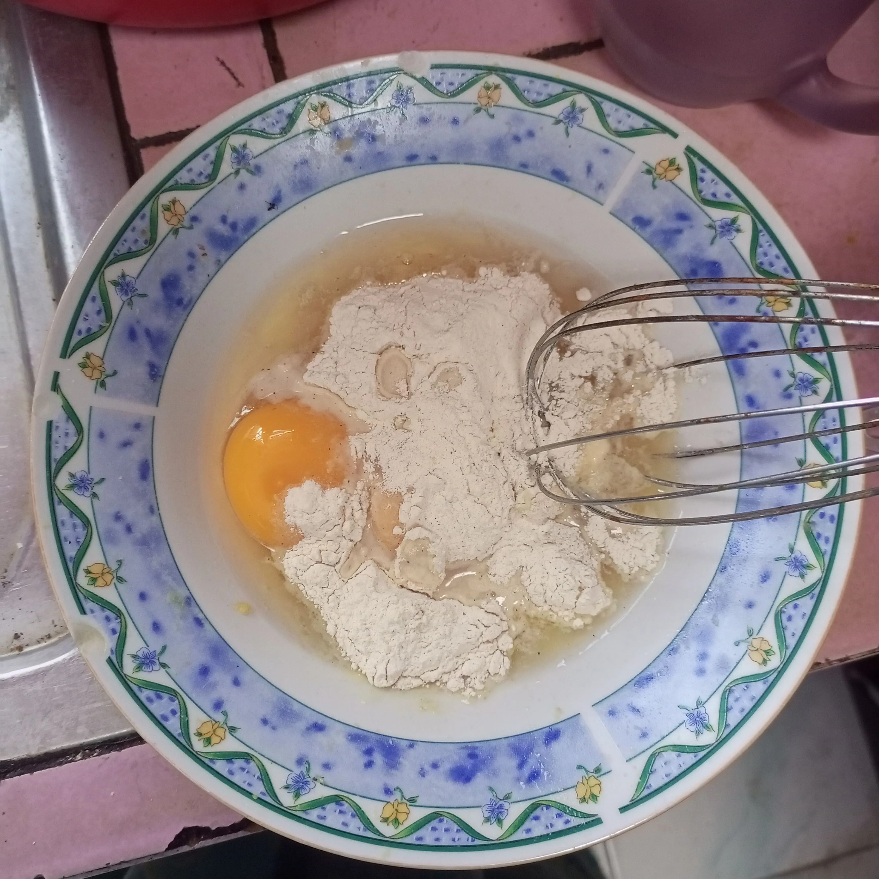 Step 1 Sate Telur Crispy