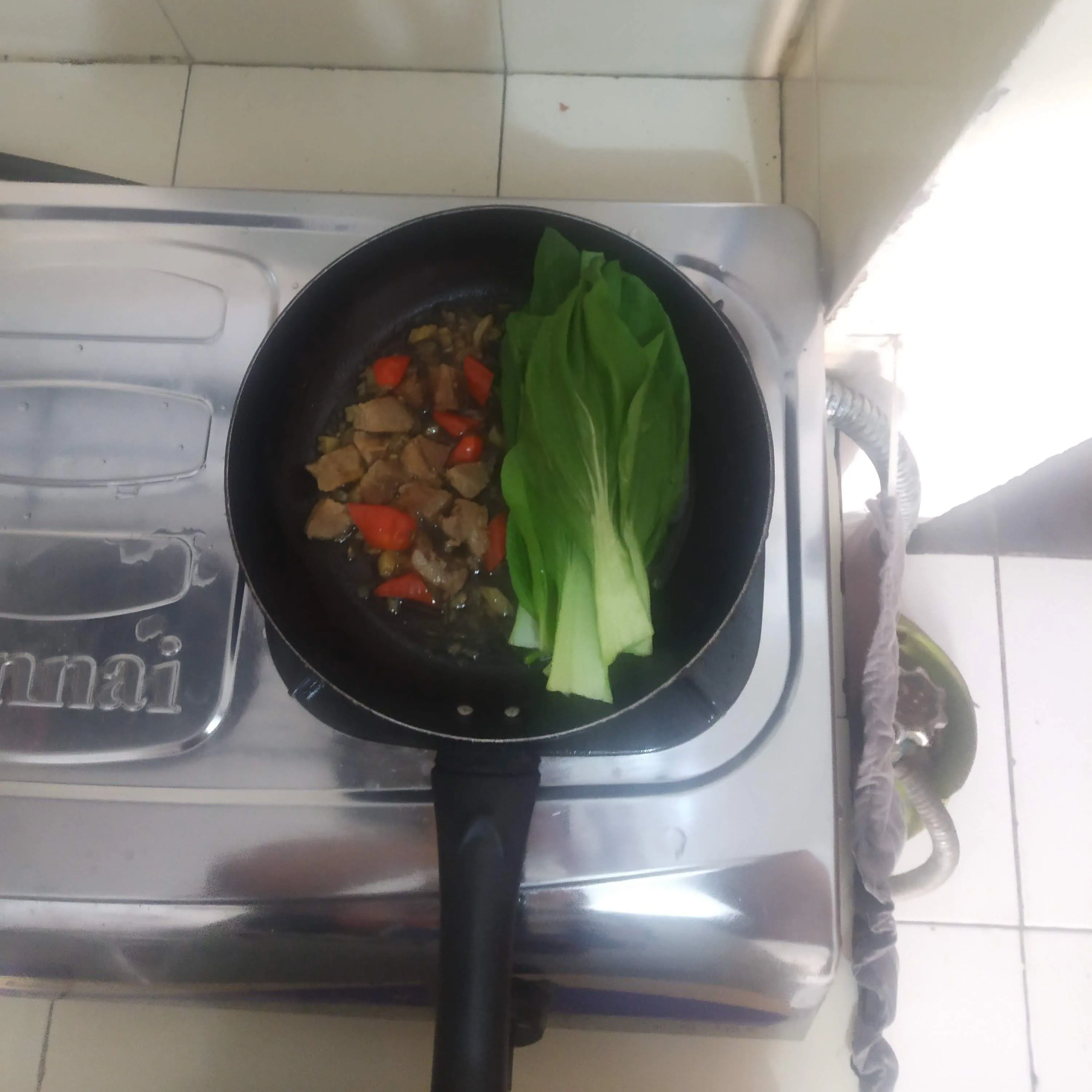 Step 4 Pakcoy Cah Sapi