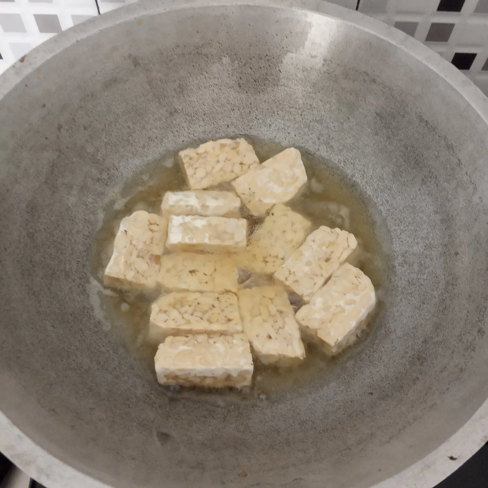 Step 1 Tahu Tempe Bumbu Kemangi