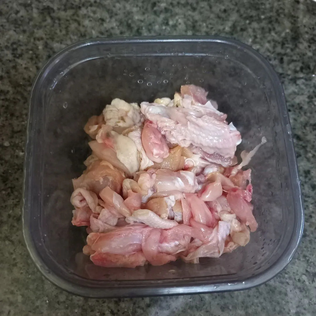 Step 1 Pizza Ayam Keju Parmesan