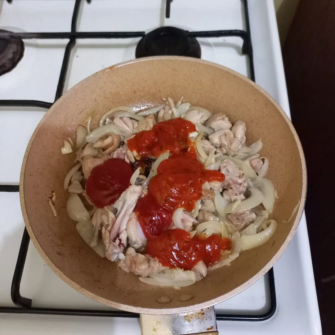 Step 3 Pizza Ayam Keju Parmesan