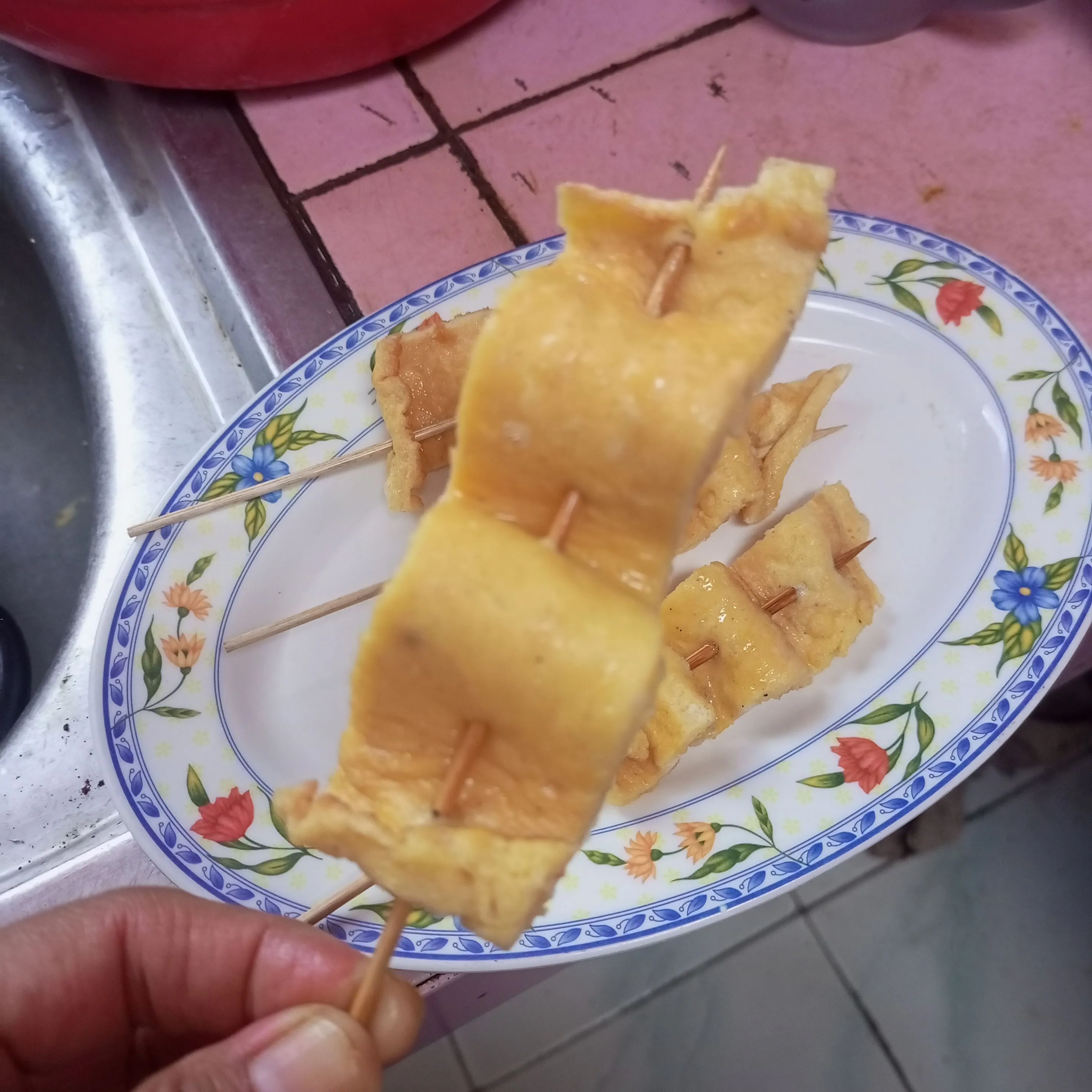 Step 3 Sate Telur Crispy