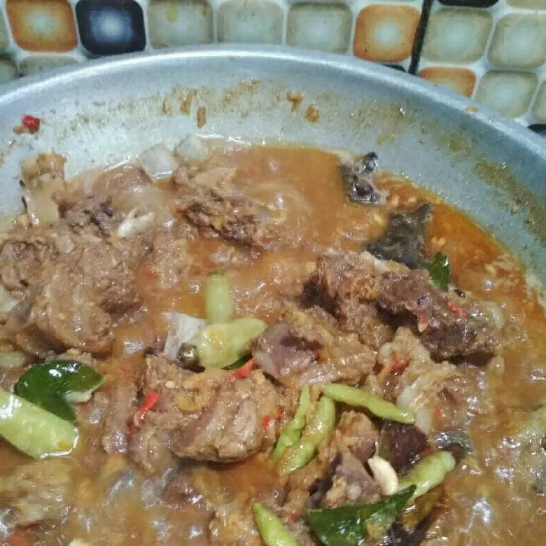 Step 5 Krengsengan Daging Kambing