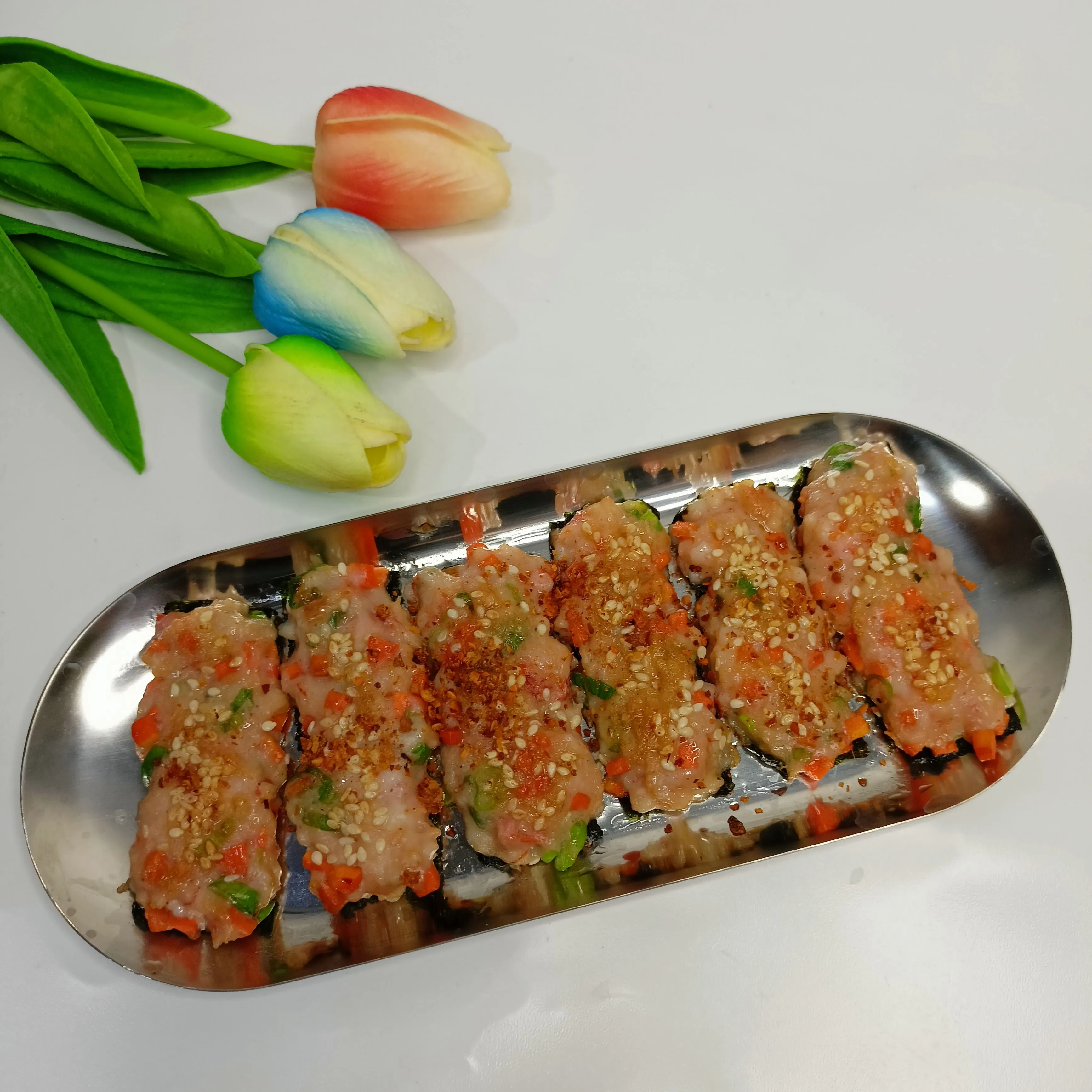 Step 5 Nori Shrimp Cake