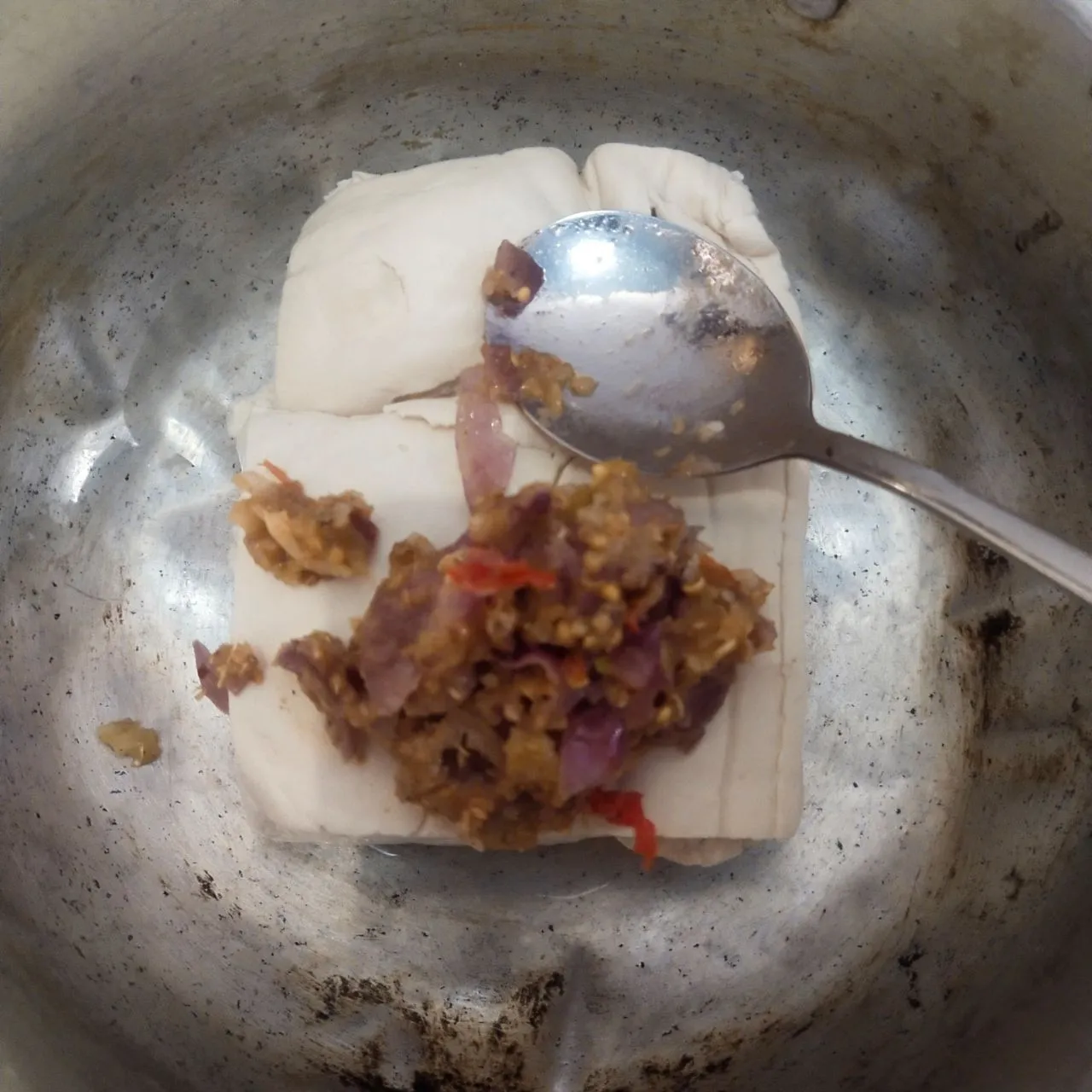 Step 2 Bergedel Tahu Mie Instan