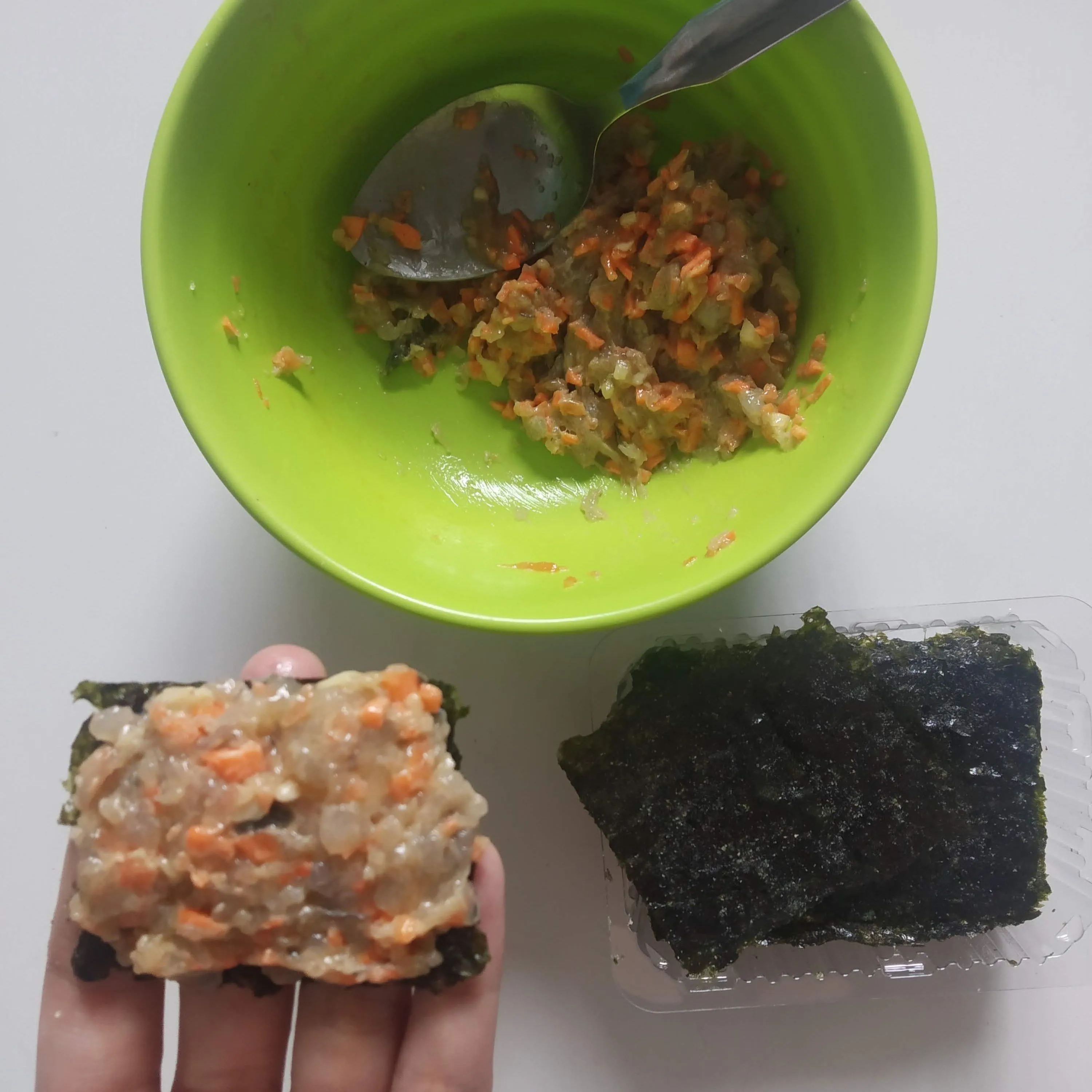Step 4 Shrimp Cake With Seaweed