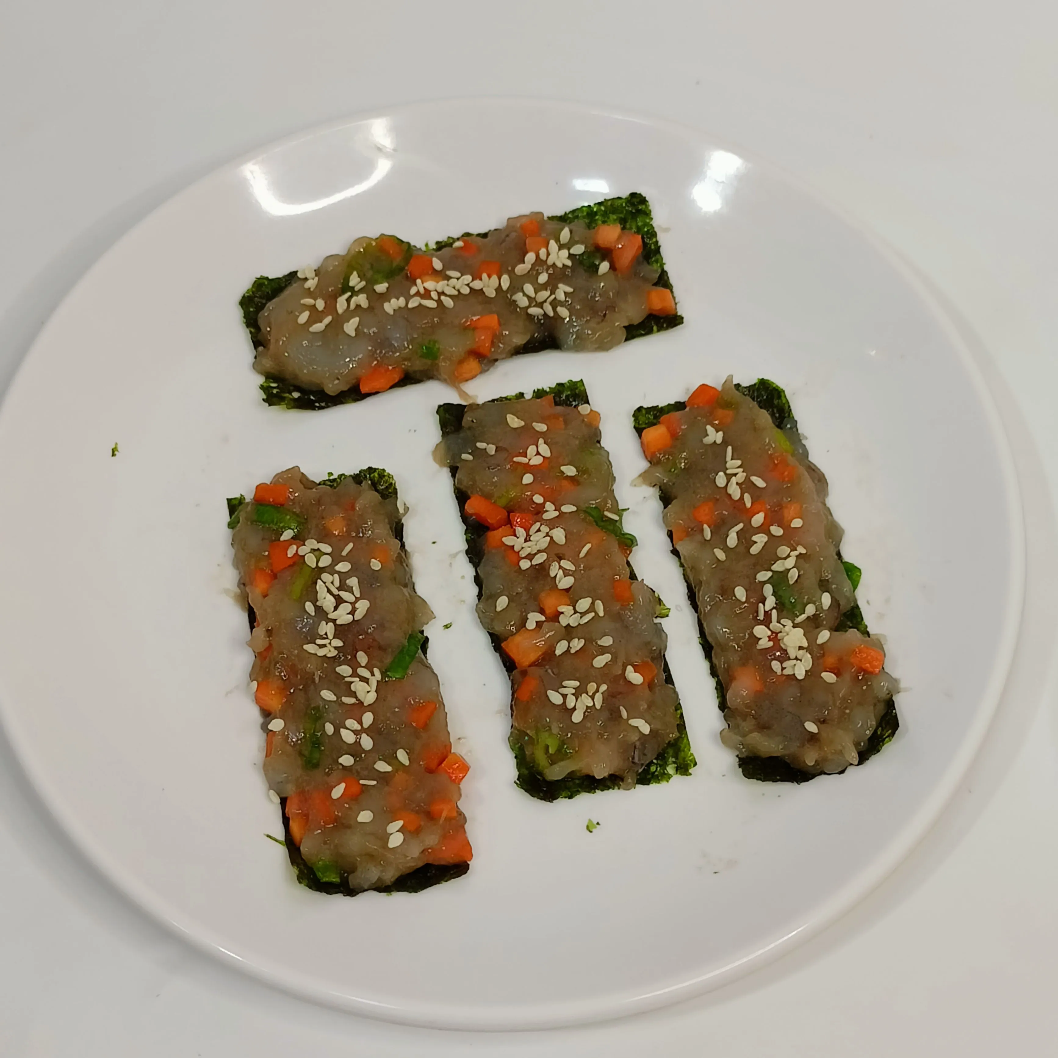 Step 3 Nori Shrimp Cake