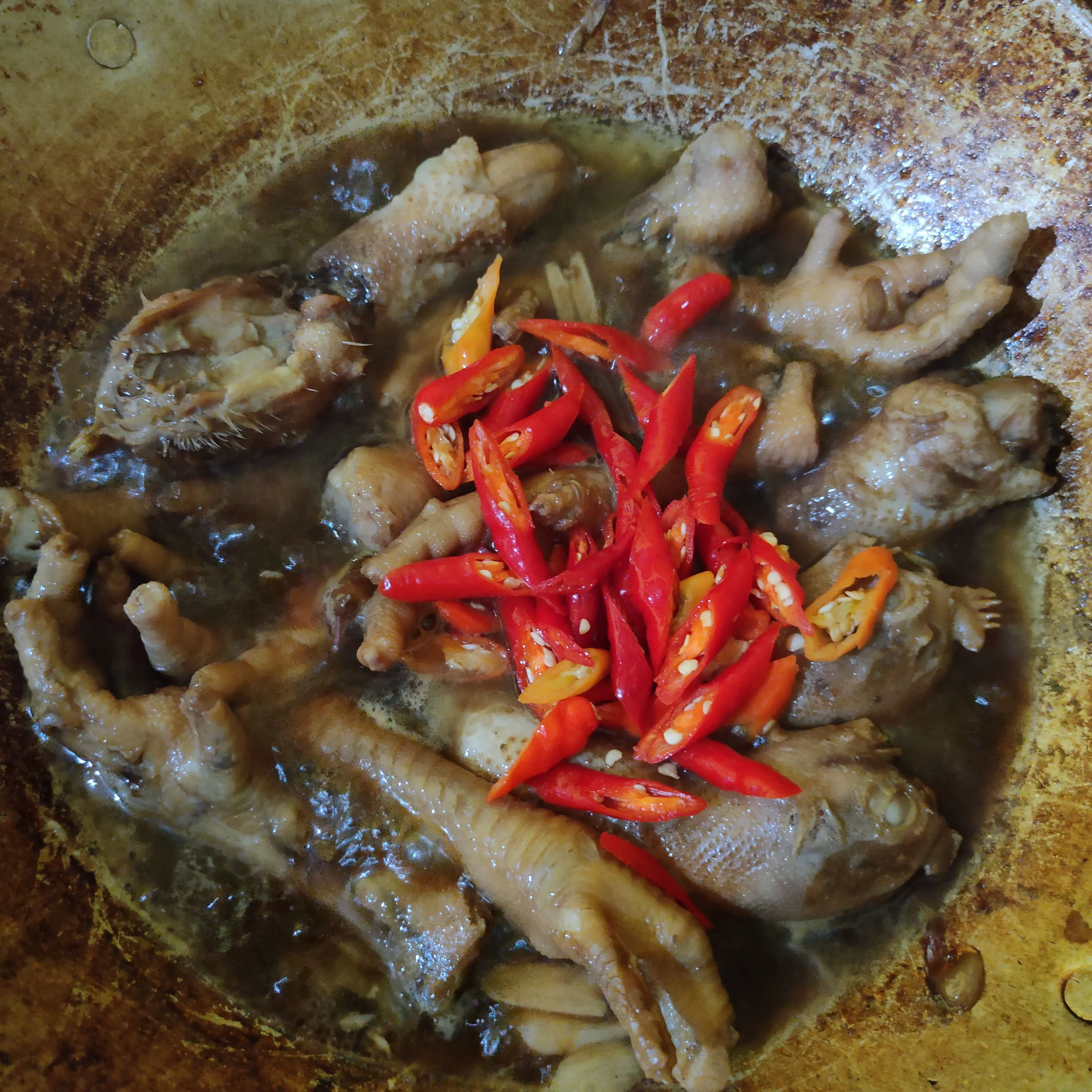 Step 7 Kepala Ceker Ayam Kecap Pedas