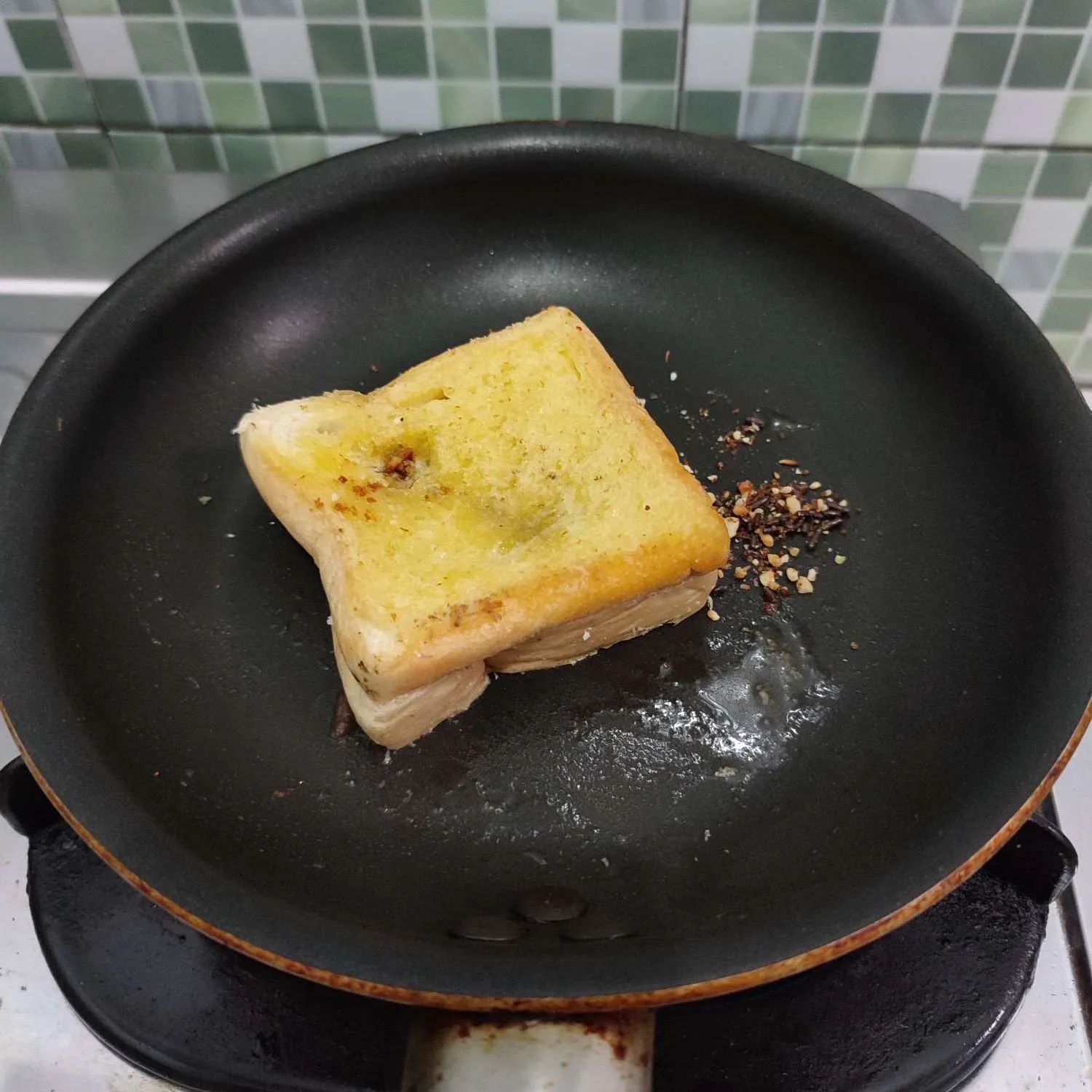 Step 4 Ide Bekal Roti Bakar Coklat Kacang