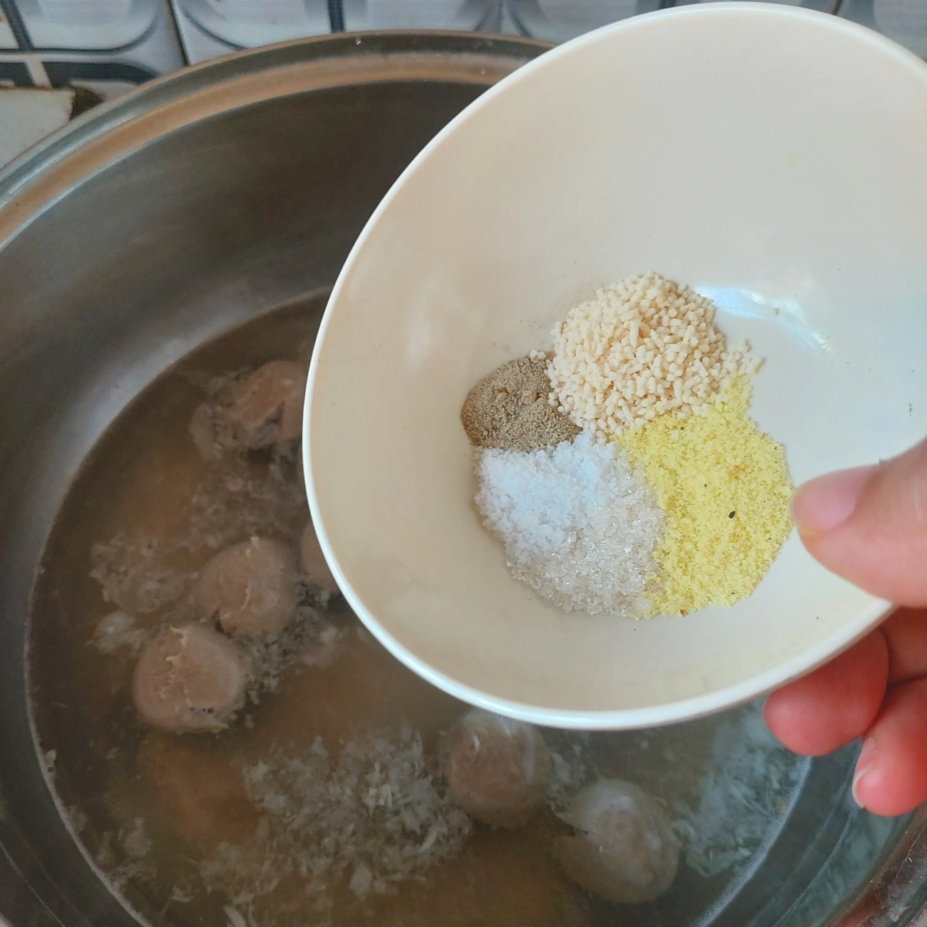 Step 7 Sop Bakso Makaroni Sederhana