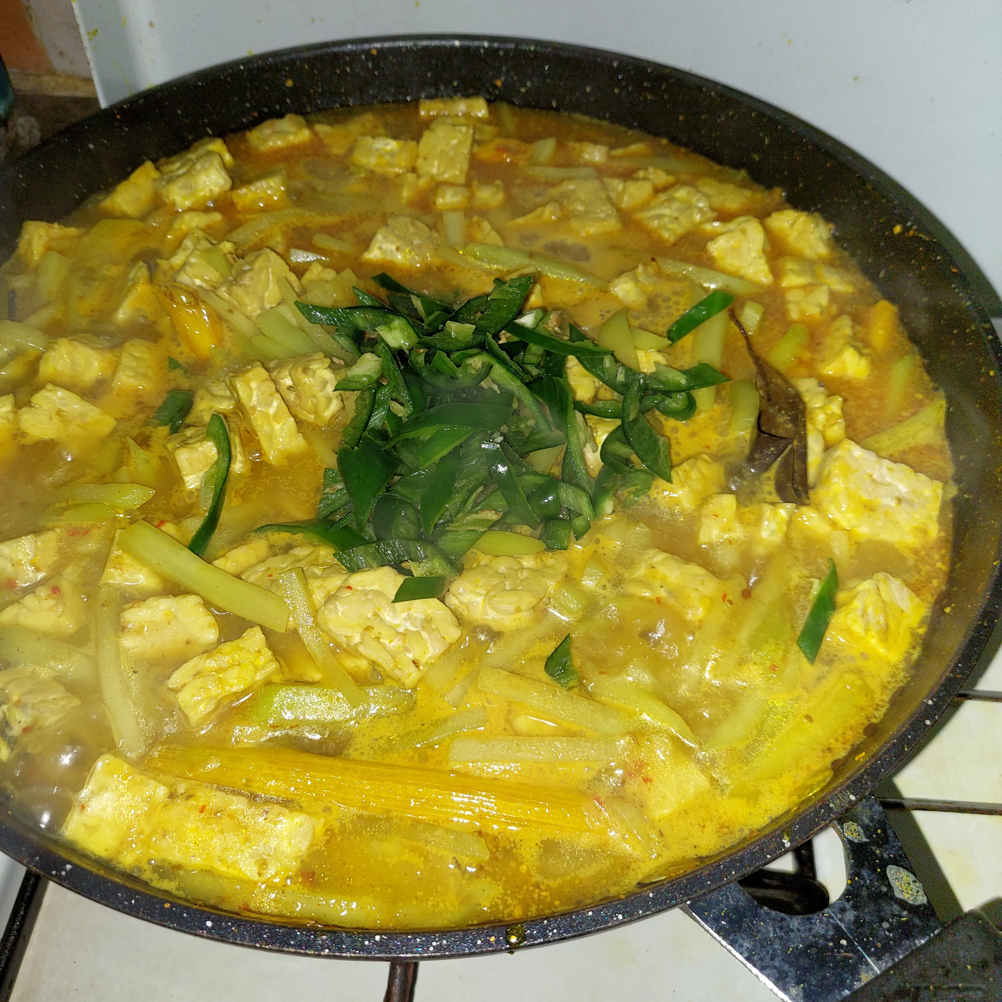 Step 8 Sayur Labu dan Tempe ala Warung