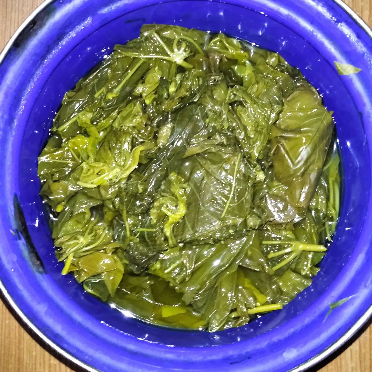 Step 1 Gule Daun Singkong