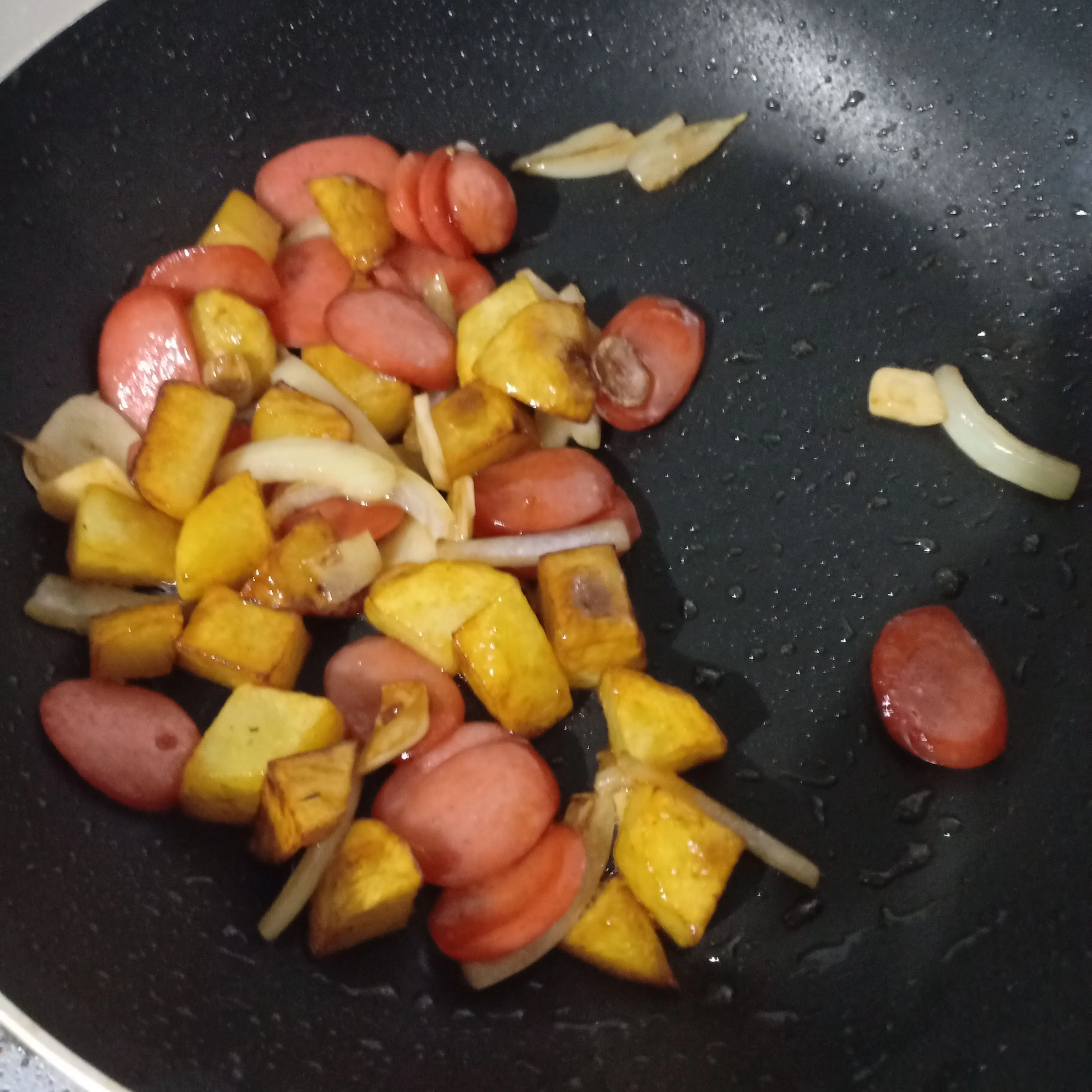 Step 5 Kentang Sosis Saus Bulgogi
