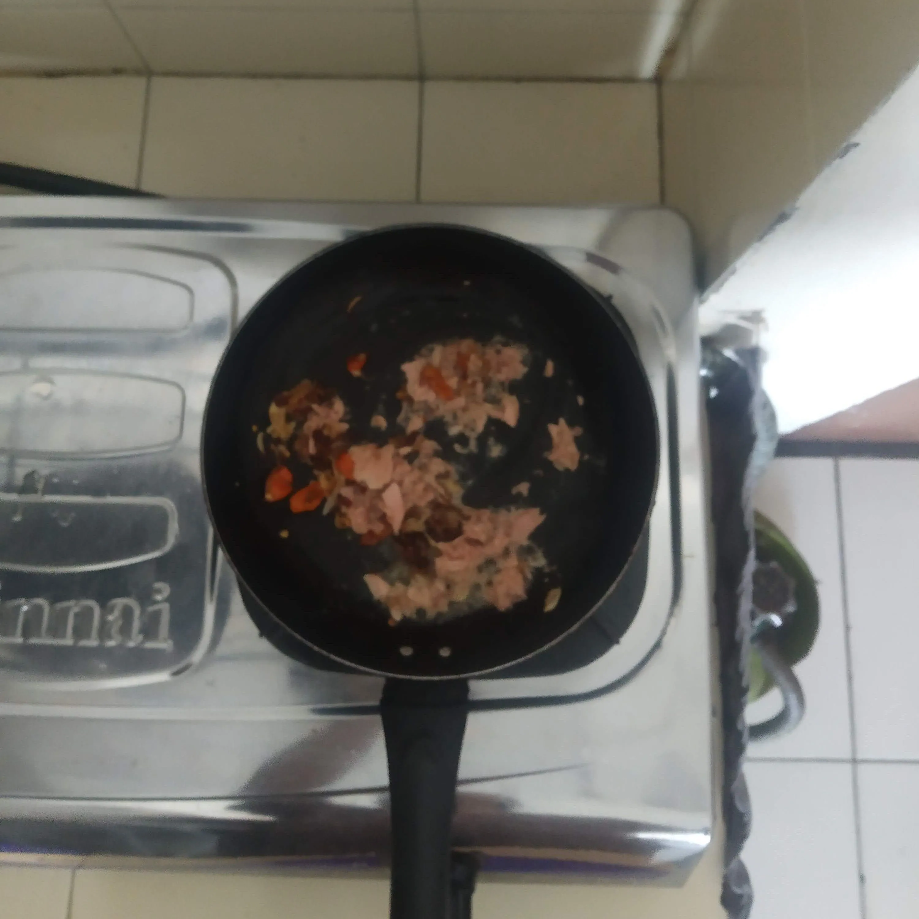 Step 5 Pakcoy Siram Tuna