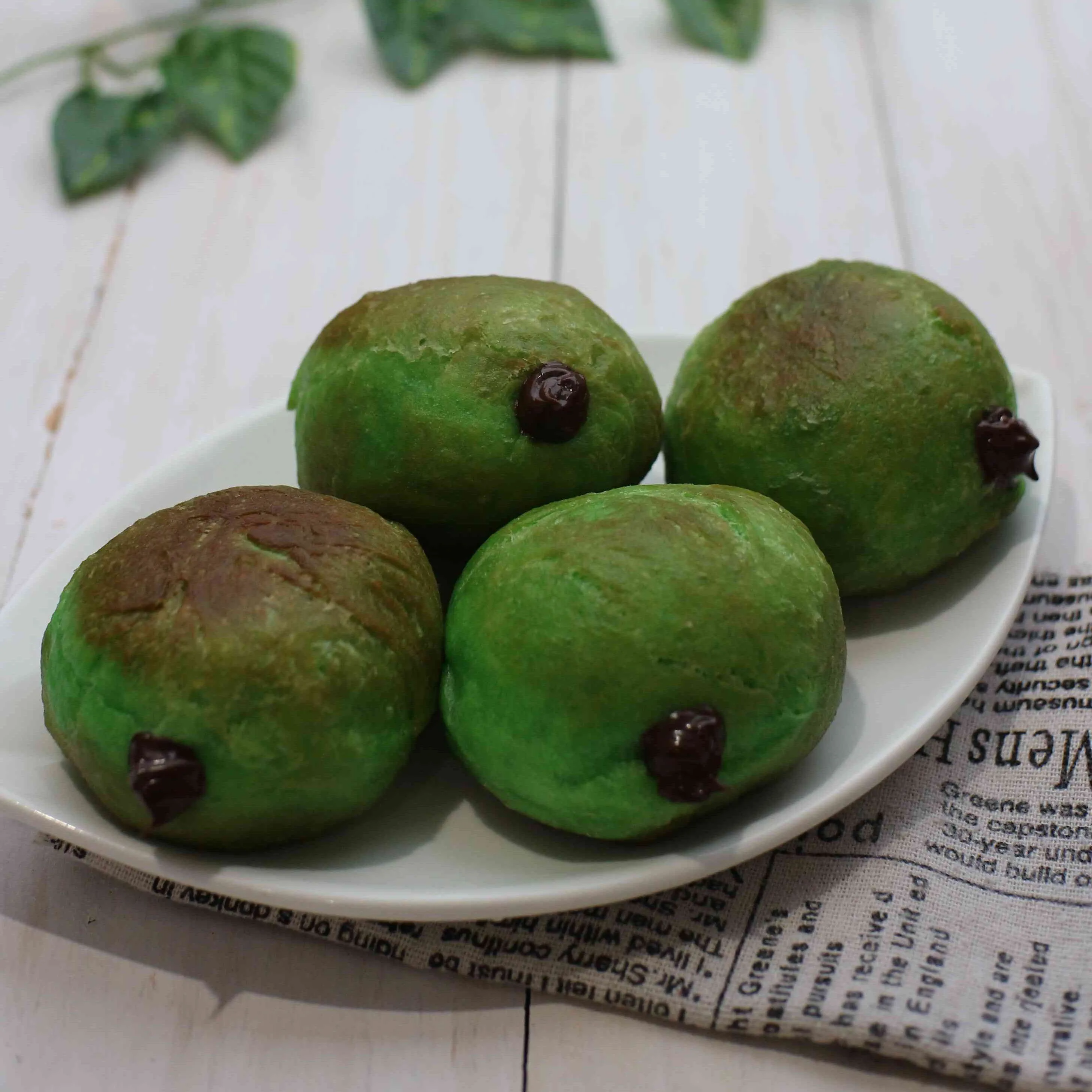 Roti Goreng Pandan Coklat