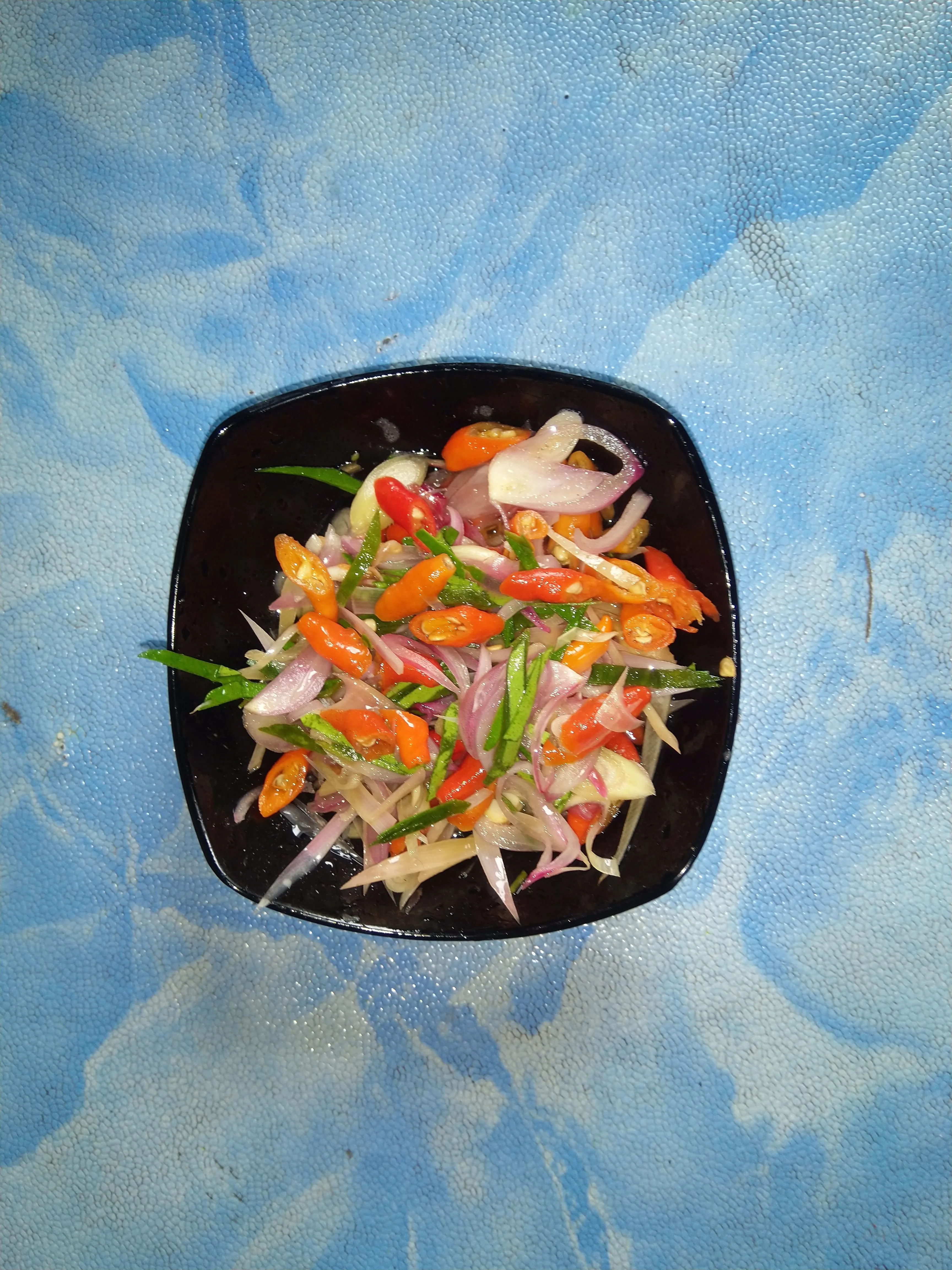 Step 4 Sambal Matah Kecombrang