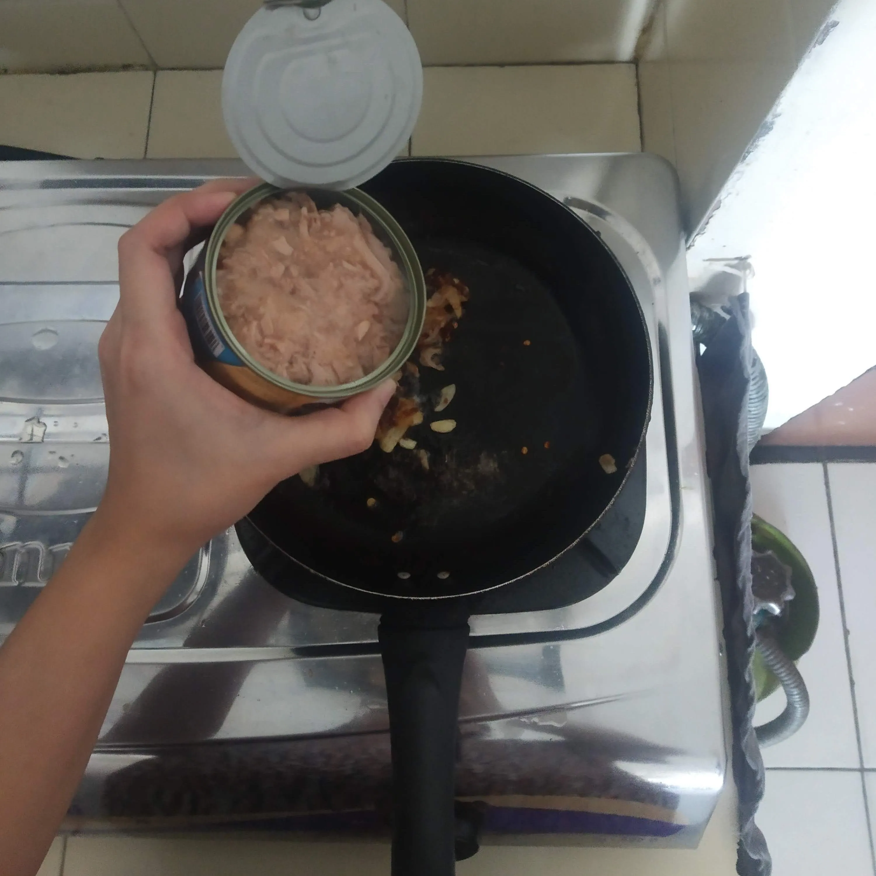 Step 4 Pakcoy Siram Tuna