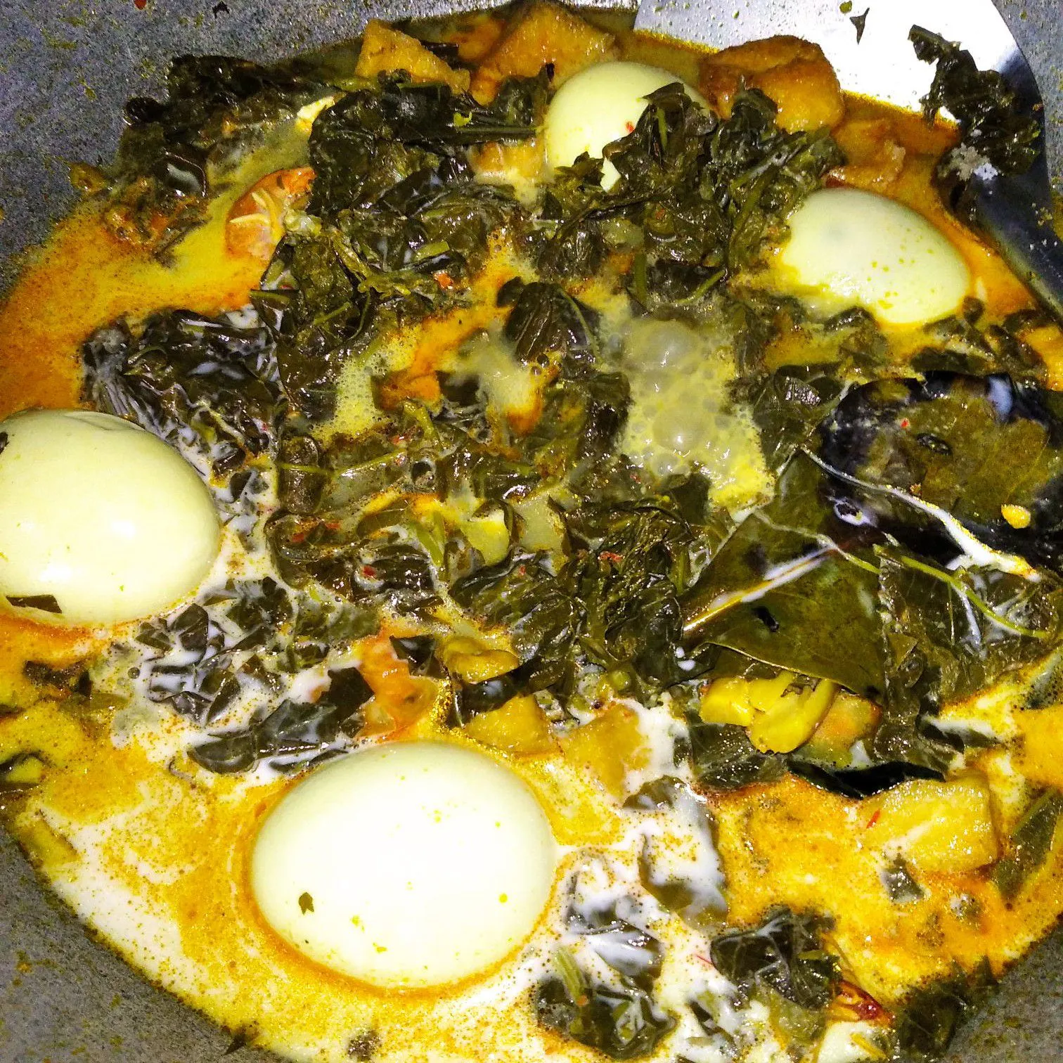 Step 6 Gule Daun Singkong