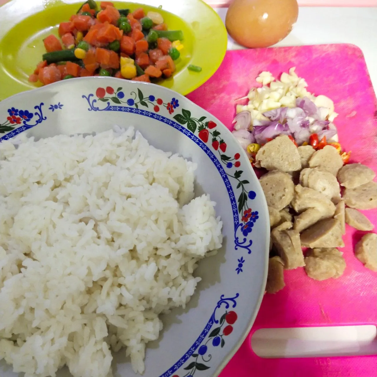 Step 1 Nasi goreng Ceria