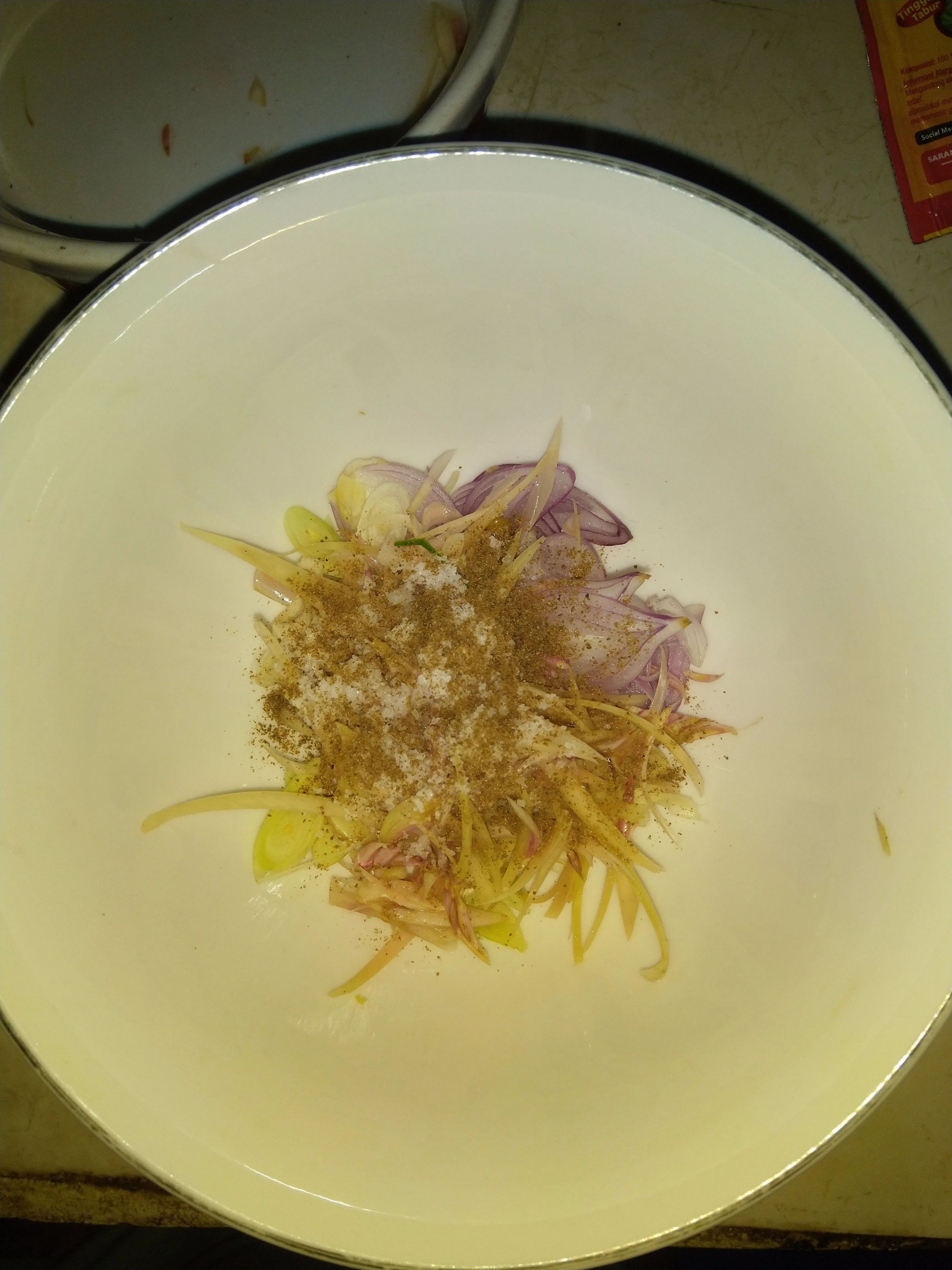 Step 2 Sambal Matah Kecombrang