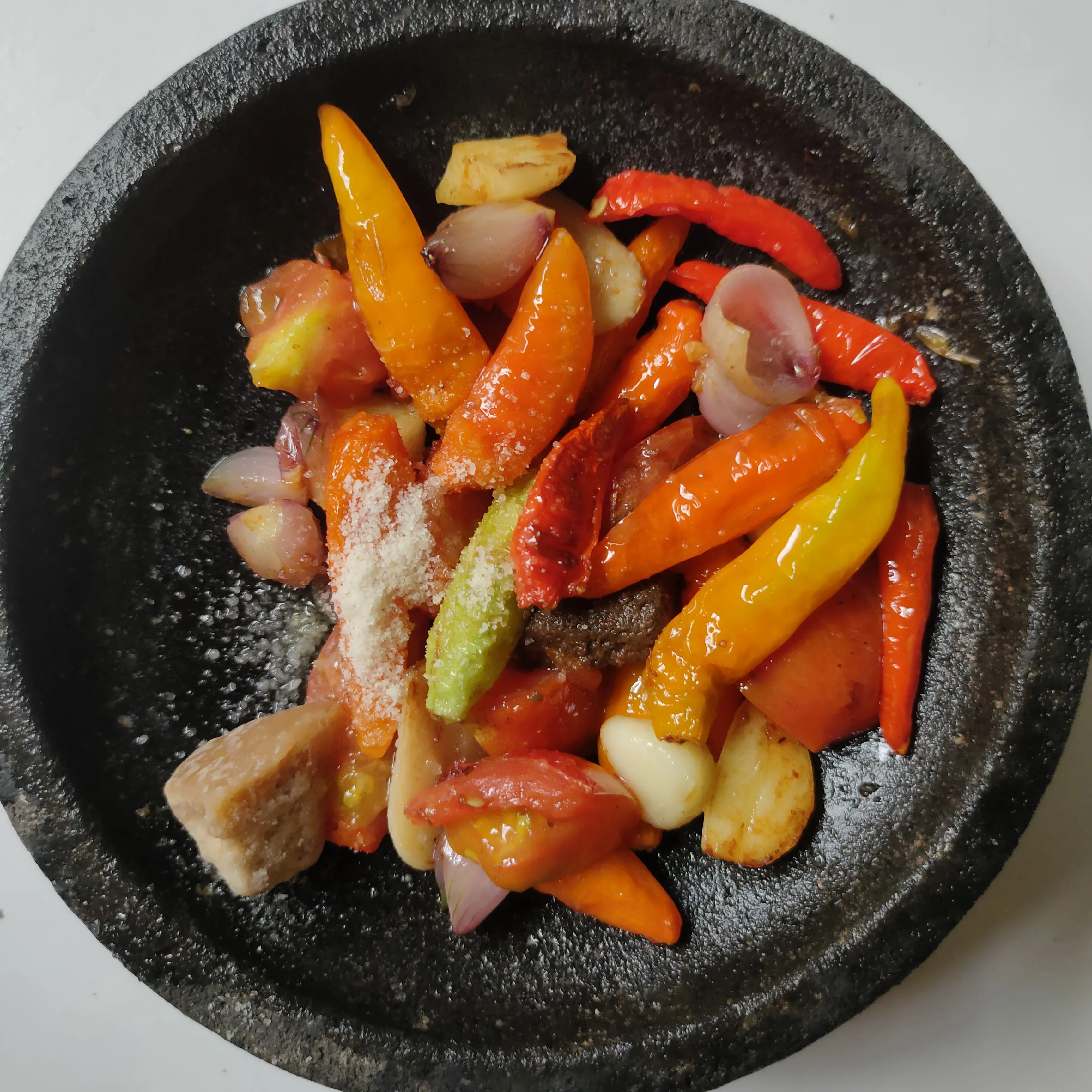 Step 5 Kangkung Rebus Sambal Tomat Terasi