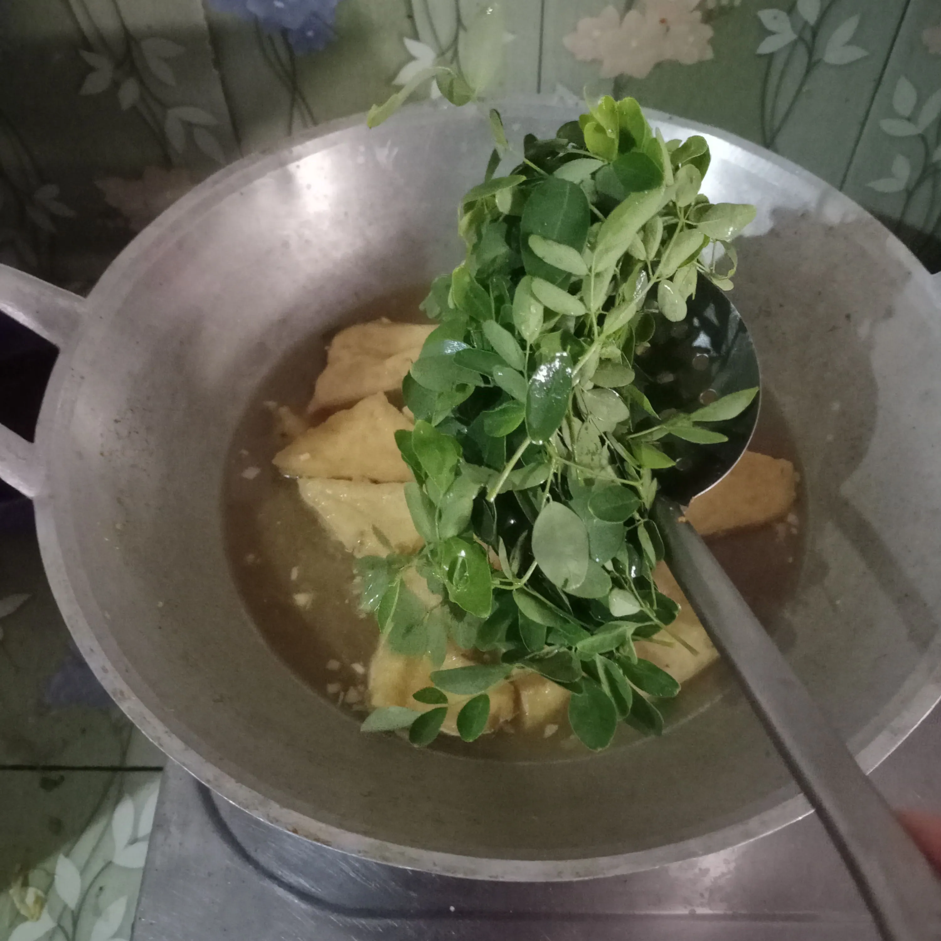 Step 4 Tahu Kelor Kuah
