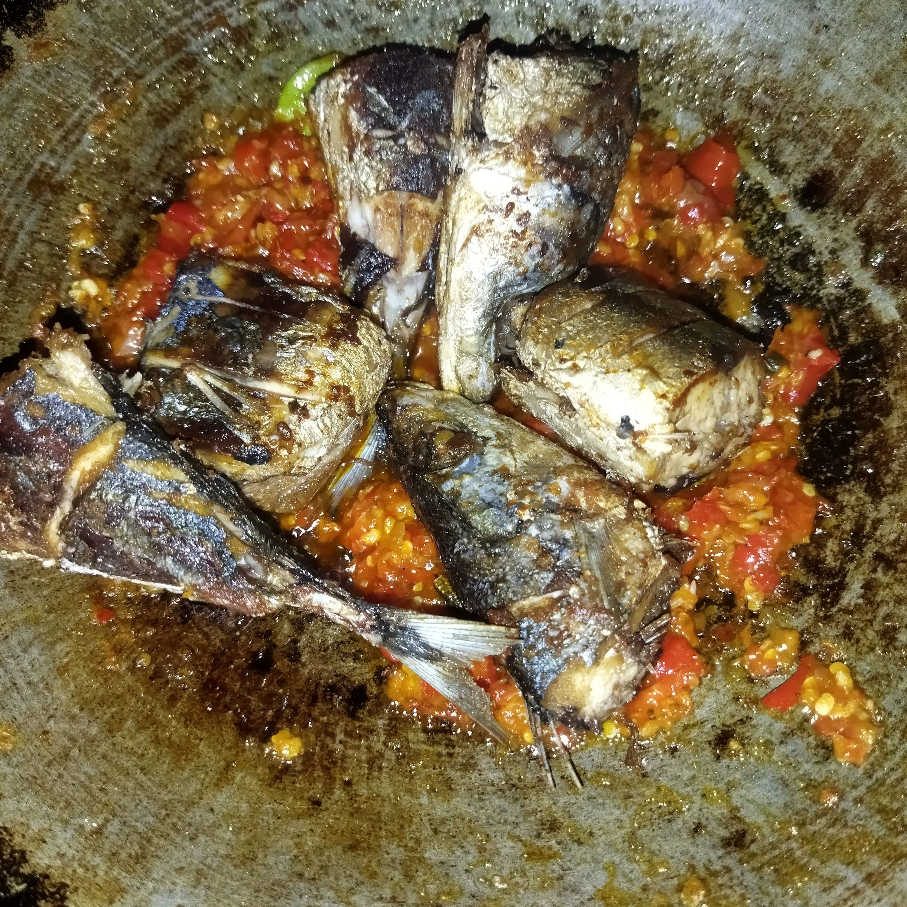 Step 6 Balado ikan salem