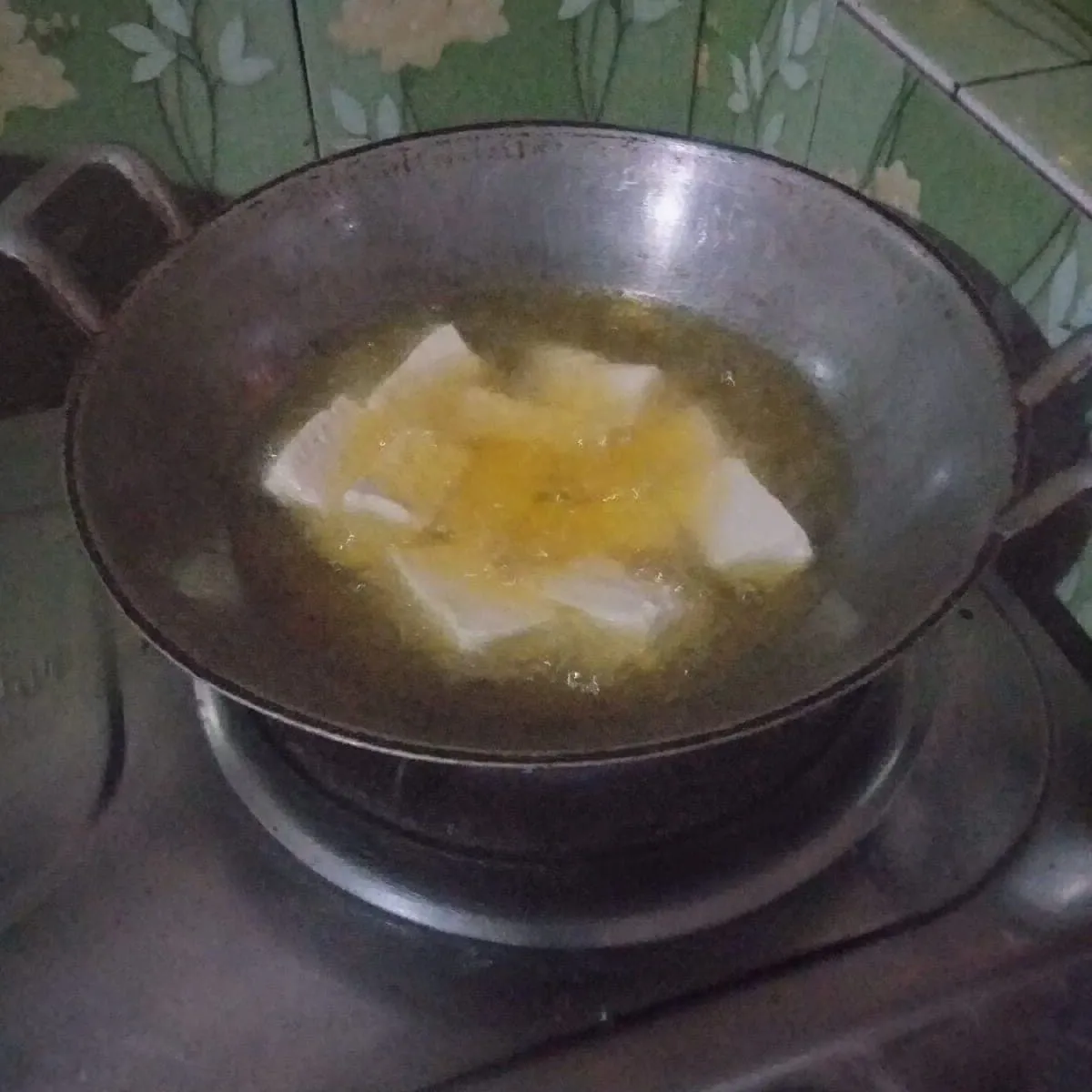 Step 1 Tahu Kelor Kuah